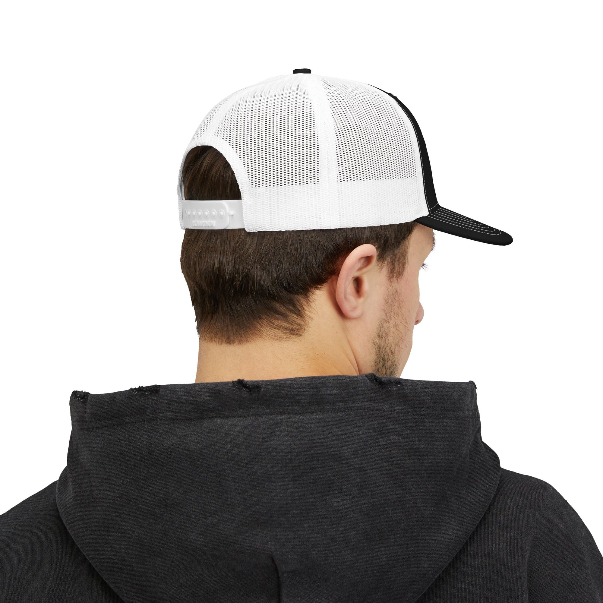 Ellonmask Snapback Trucker Cap — Embroidered 'Ellonmask' Mesh Back Hat