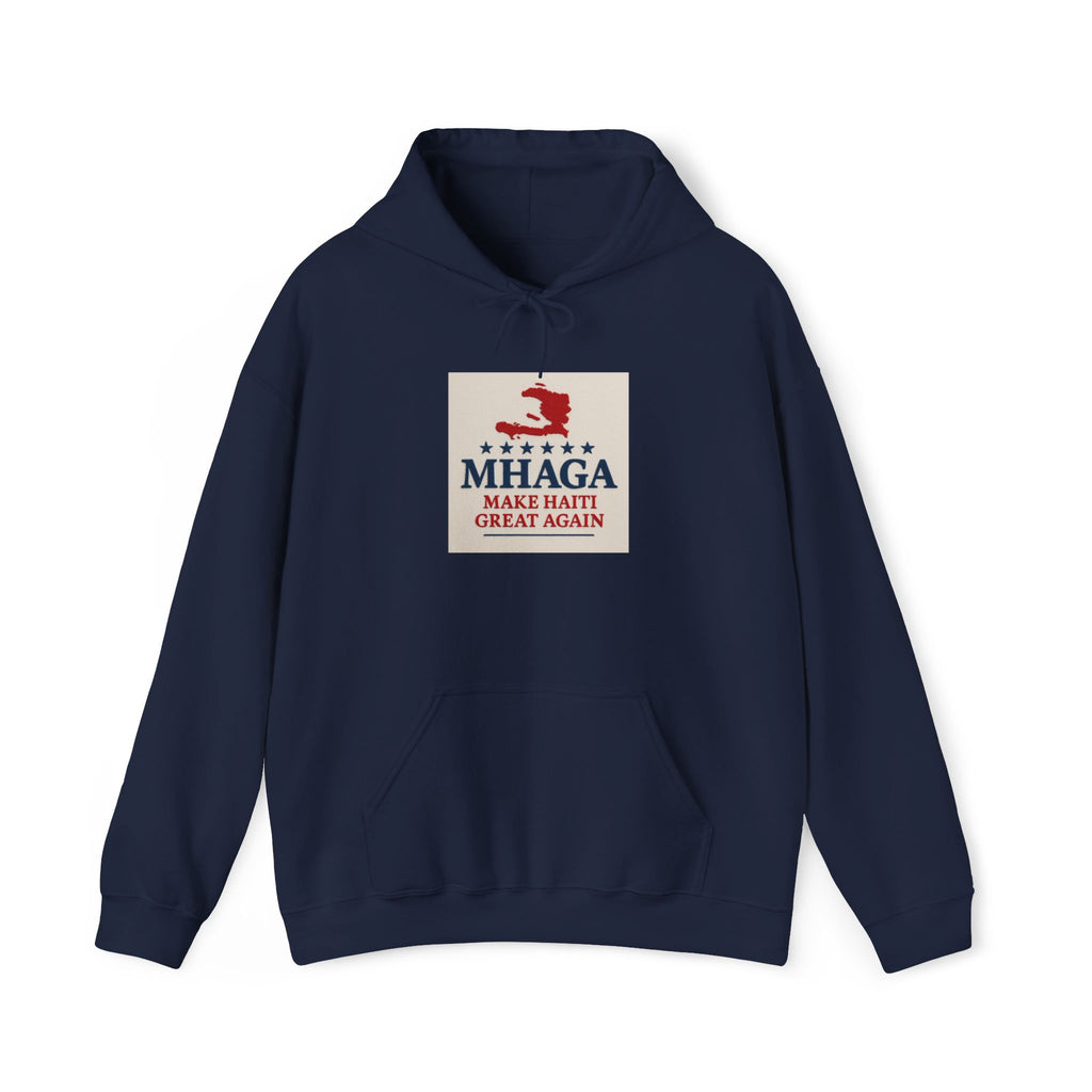 MHAGA Make Haiti Great Again Hoodie, Unisex Sweatshirt, Casual Wear, Gift for Friends, Cultural Pride, Cozy Apparel
