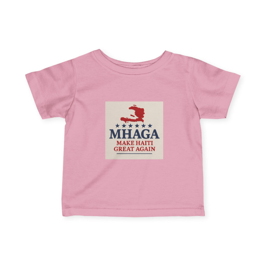 Infant Fine Jersey Tee with 'MHAGA' Design - Cute Baby T-Shirt, Toddler Apparel, Baby Shower Gift, Toddler Outfit, Gift for New Parents