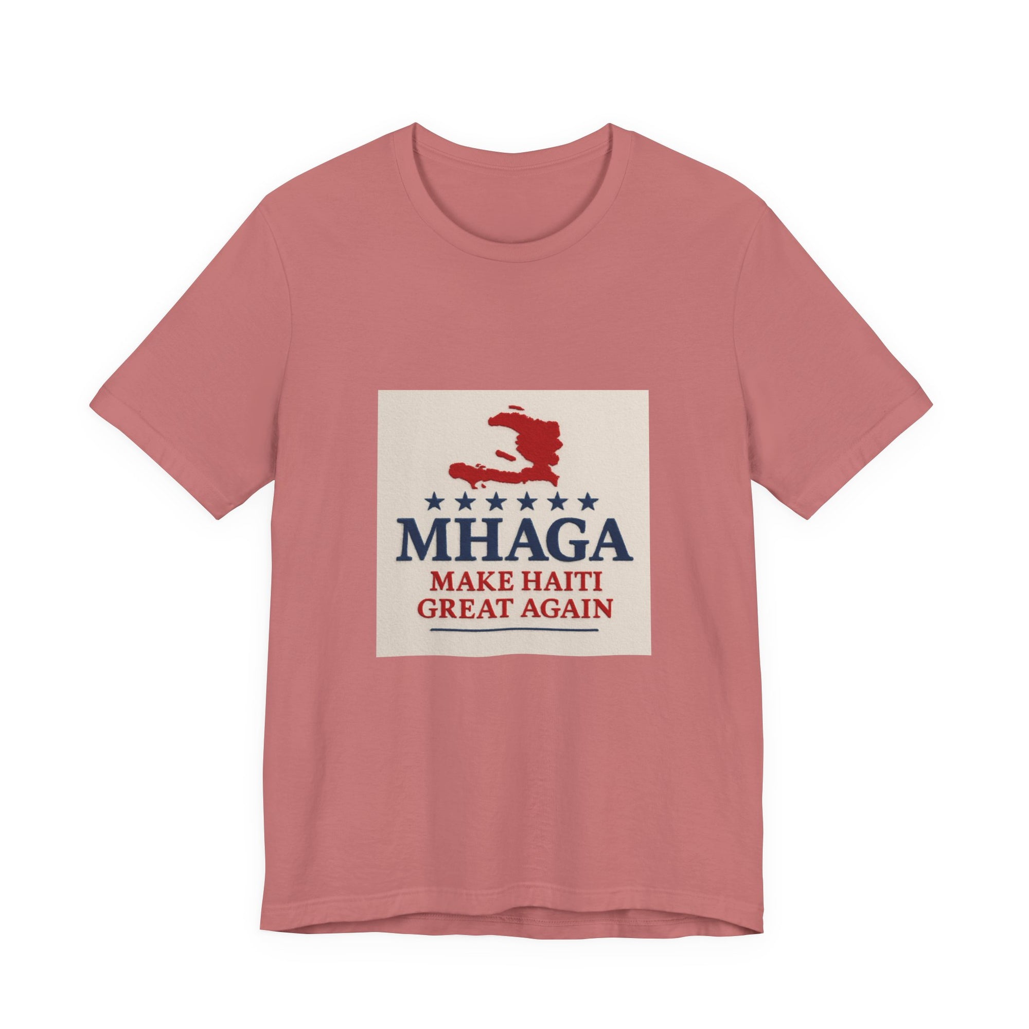 Unisex Jersey Short Sleeve Tee – MHAGA Make Haiti Great Again Shirt, Casual Wear, Gift for Activists, Festival Apparel, Travel Tee