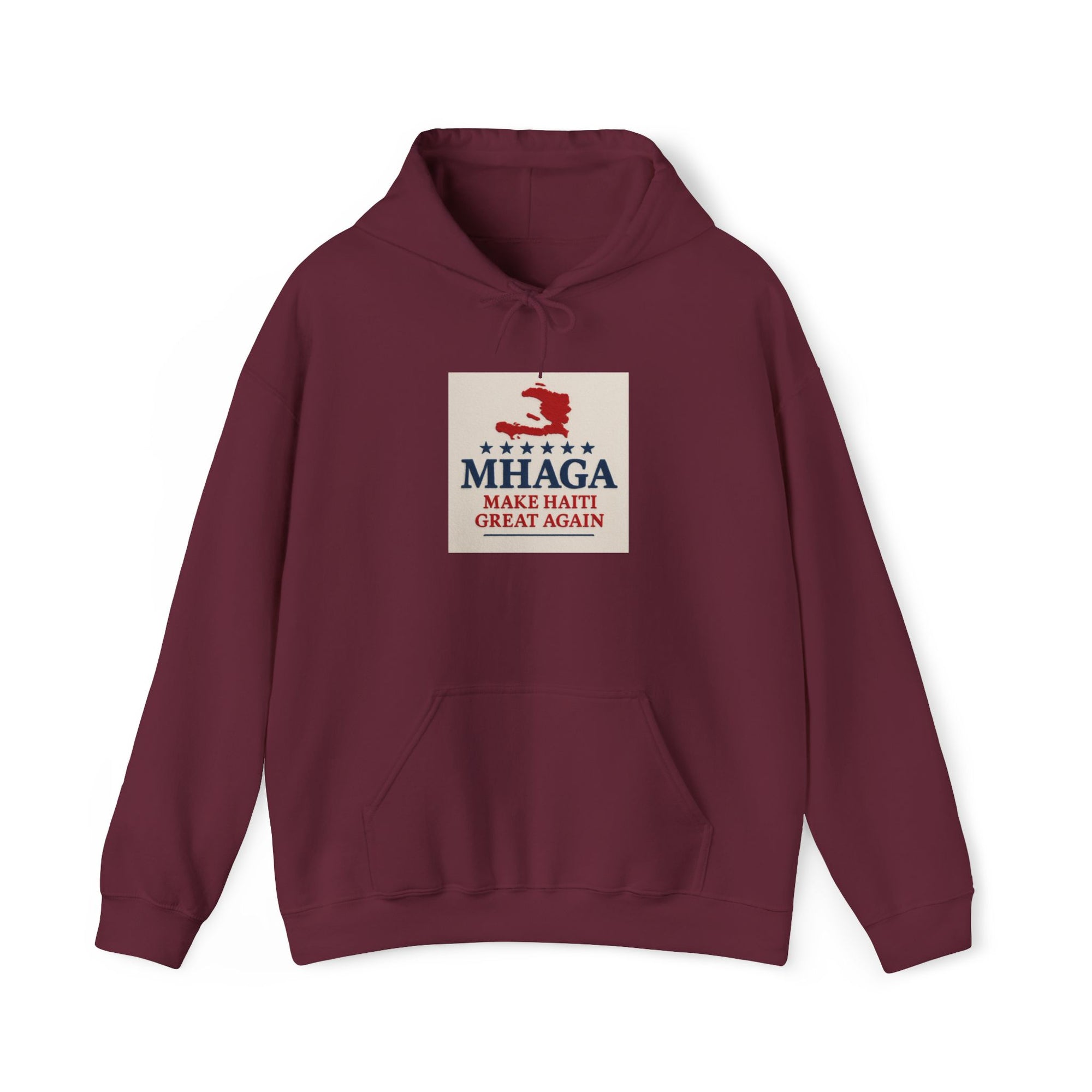 MHAGA Make Haiti Great Again Hoodie, Unisex Sweatshirt, Casual Wear, Gift for Friends, Cultural Pride, Cozy Apparel