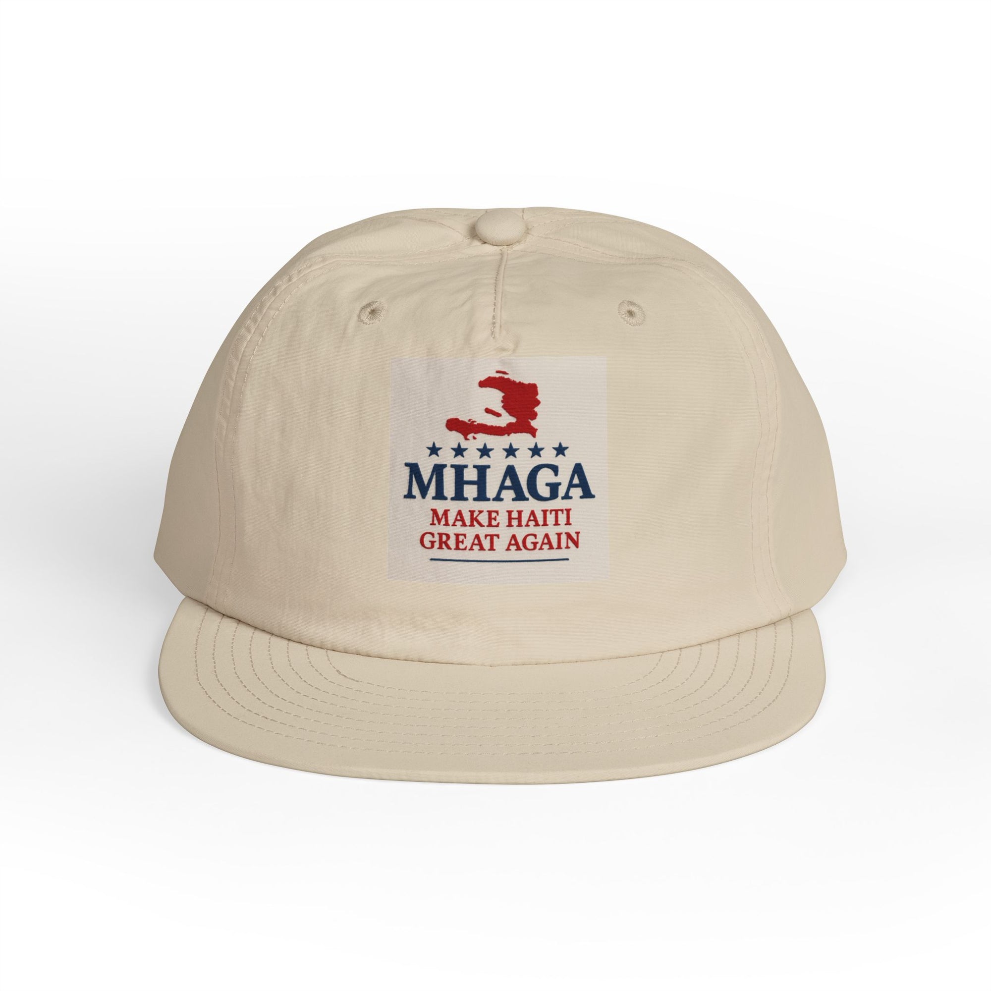 Surf Cap with 'MHAGA - Make Haiti Great Again' Design | Ideal for Beach Days, Casual Outings, Summer Festivals, Travel Adventures, Gift Idea