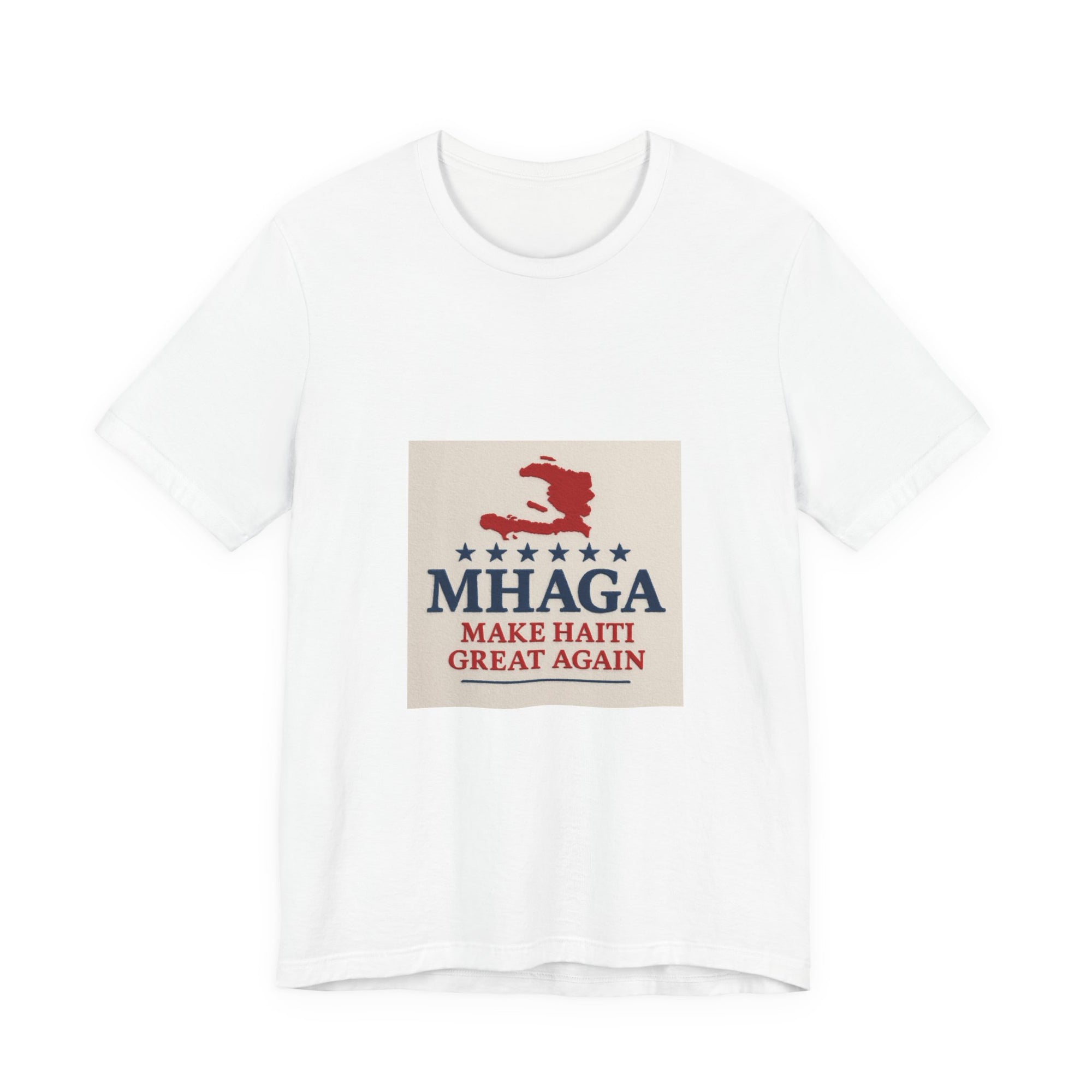 Patriotic Short Sleeve Tee, Unisex Jersey T-Shirt for Summer Celebrations, Haiti Pride, Casual Wear, Gift Idea for Holidays