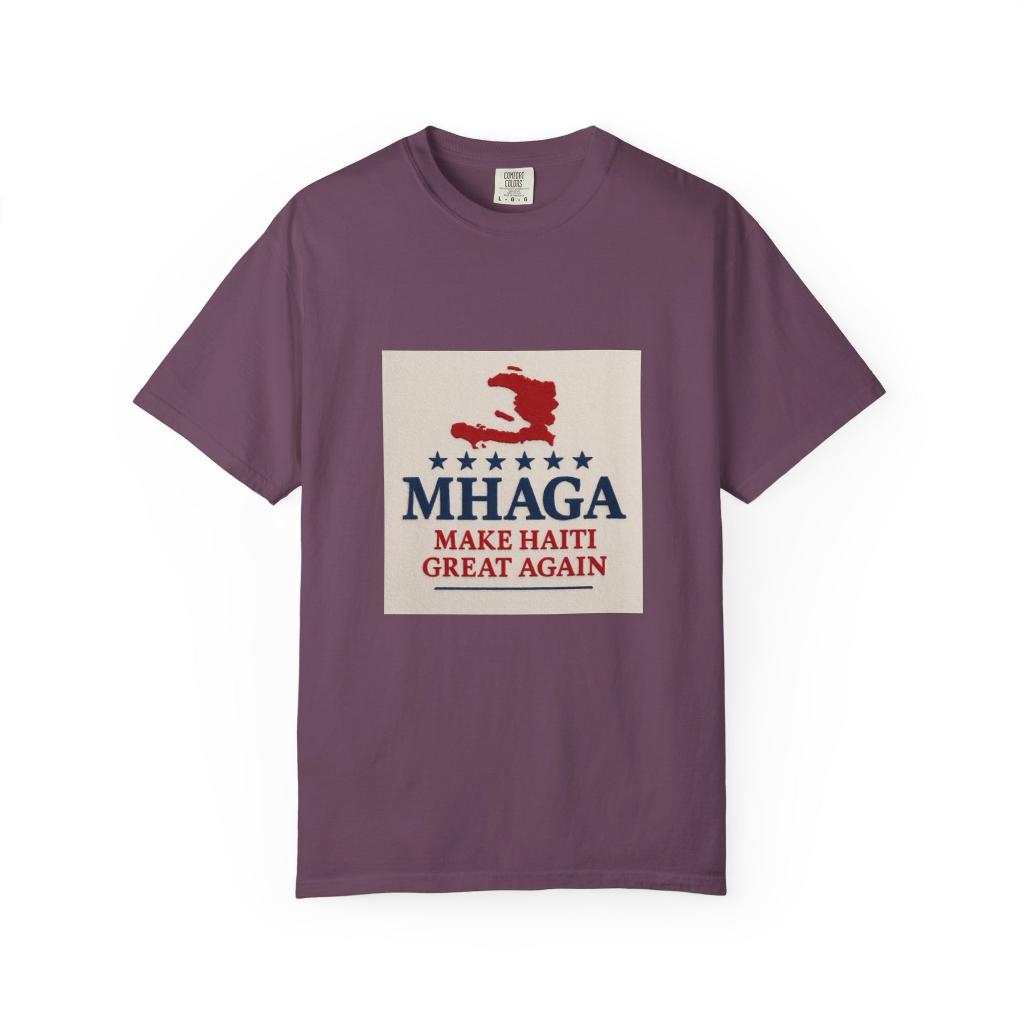 Unisex Garment-Dyed T-shirt: Make Haiti Great Again, Casual Tee, Cultural Pride Shirt, Gift for Activists, Haiti Heritage Apparel