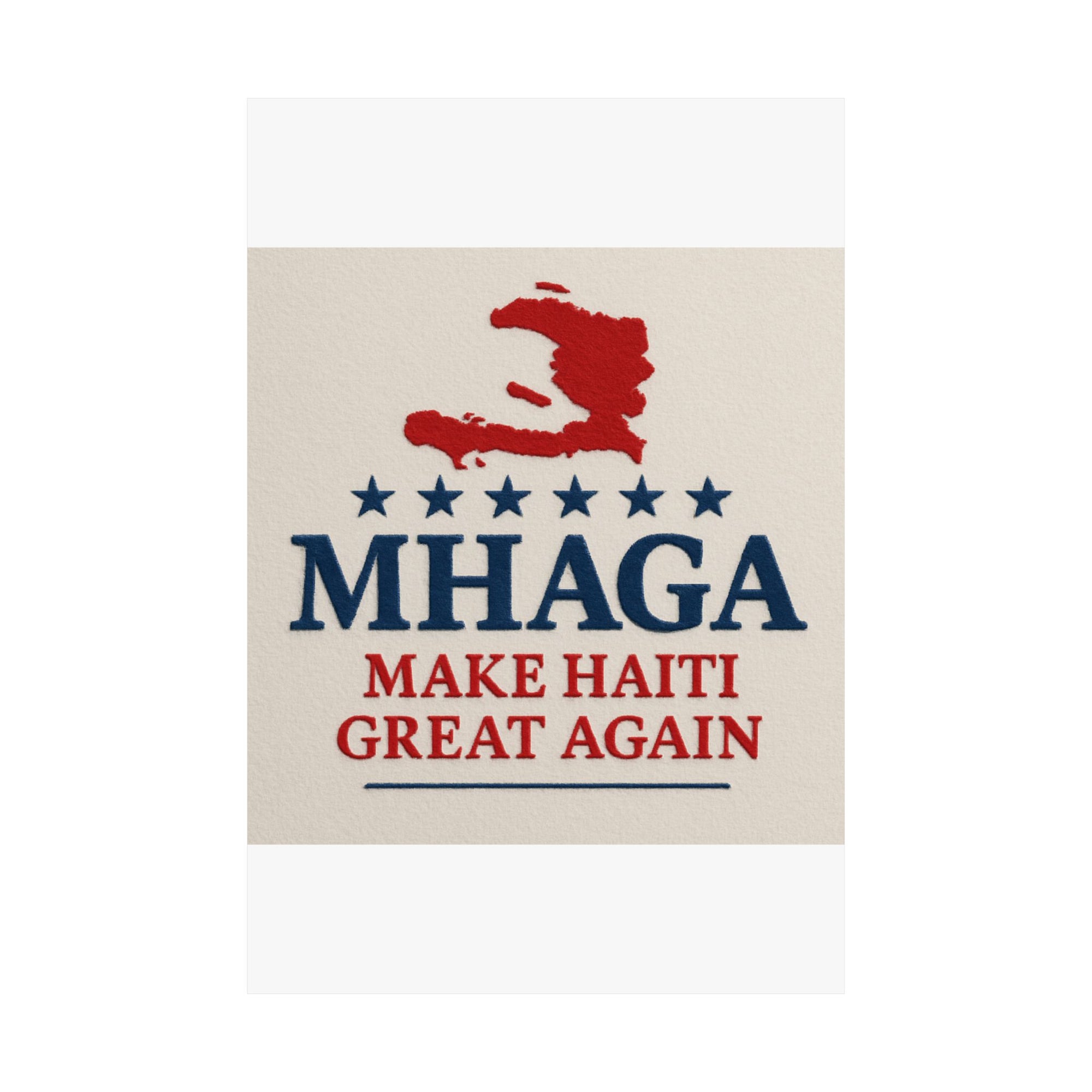 Matte Vertical Posters - Haitian Pride Art, Home Decor, Wall Art, Gift for Activists, Motivational Decor