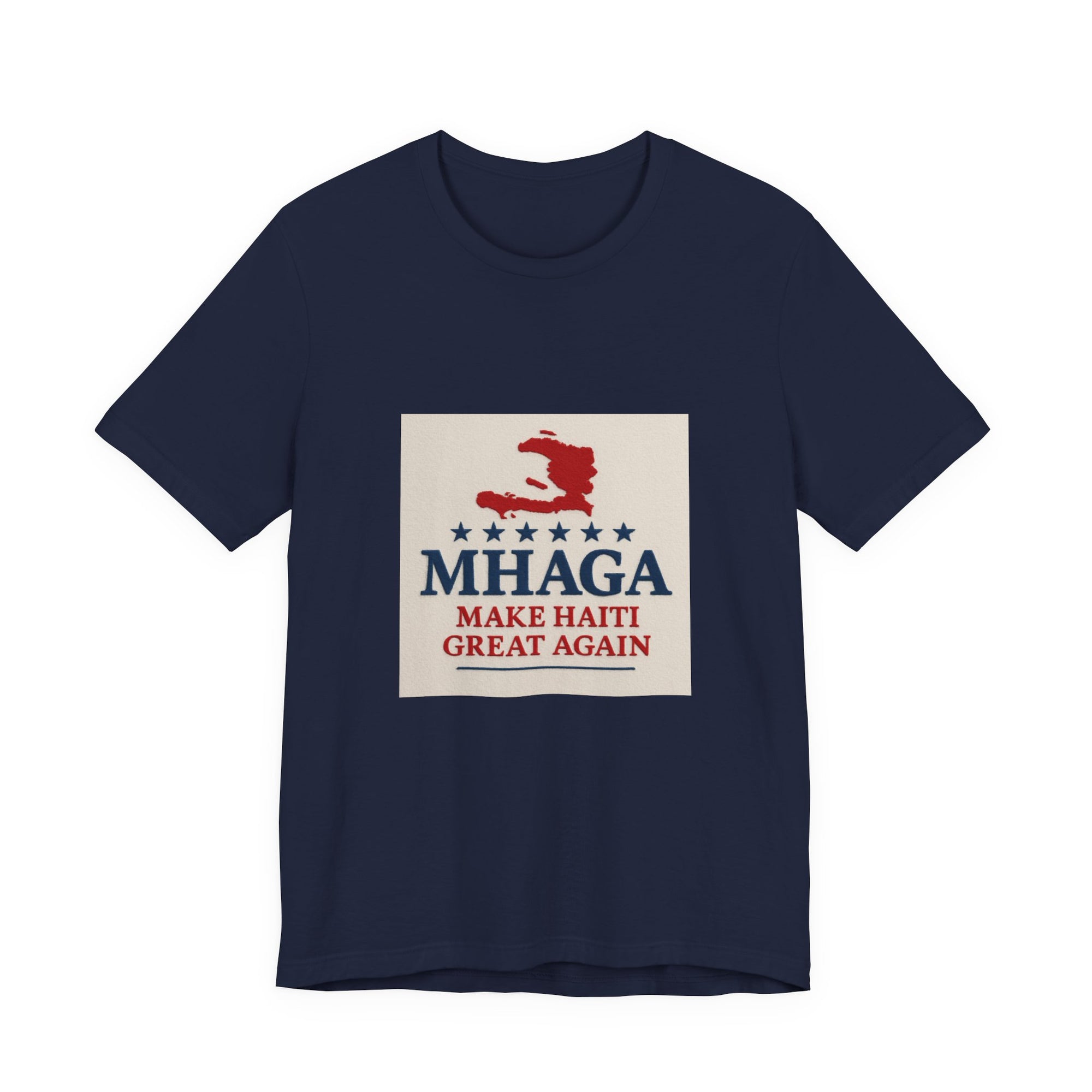 Unisex Jersey Short Sleeve Tee – MHAGA Make Haiti Great Again Shirt, Casual Wear, Gift for Activists, Festival Apparel, Travel Tee