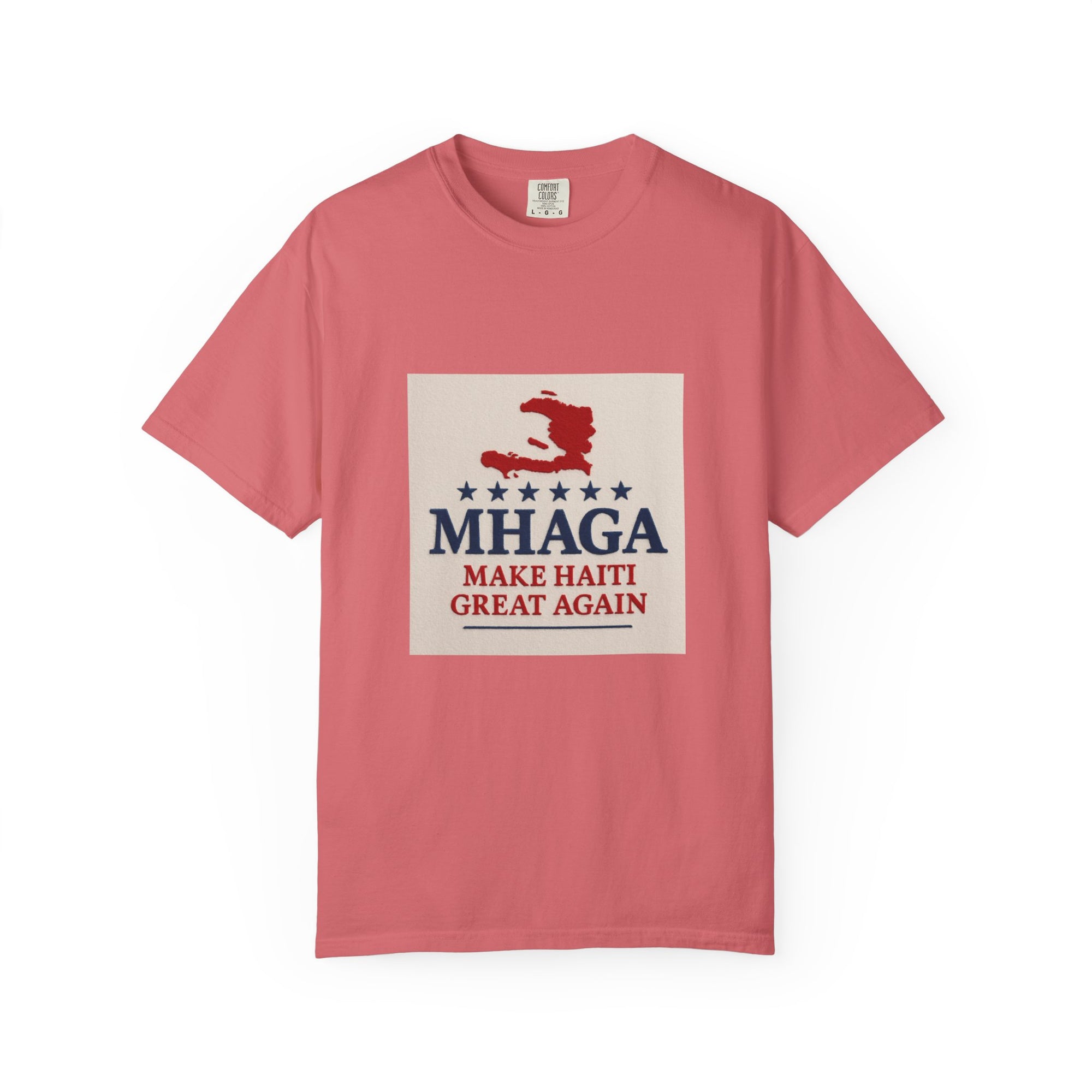 Unisex Garment-Dyed T-shirt: Make Haiti Great Again, Casual Tee, Cultural Pride Shirt, Gift for Activists, Haiti Heritage Apparel