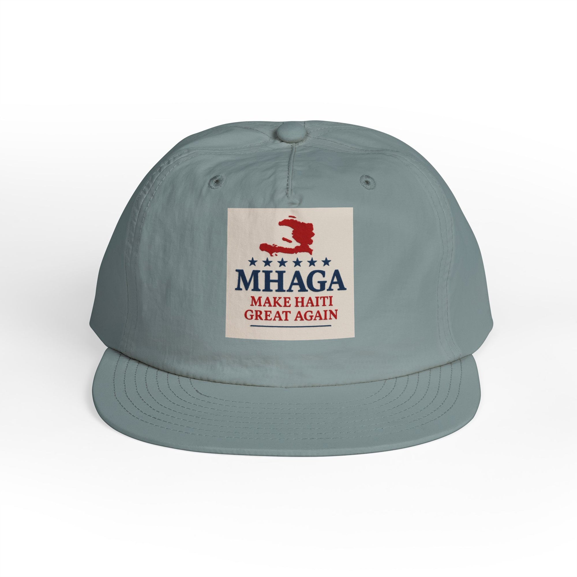 Surf Cap with 'MHAGA - Make Haiti Great Again' Design | Ideal for Beach Days, Casual Outings, Summer Festivals, Travel Adventures, Gift Idea