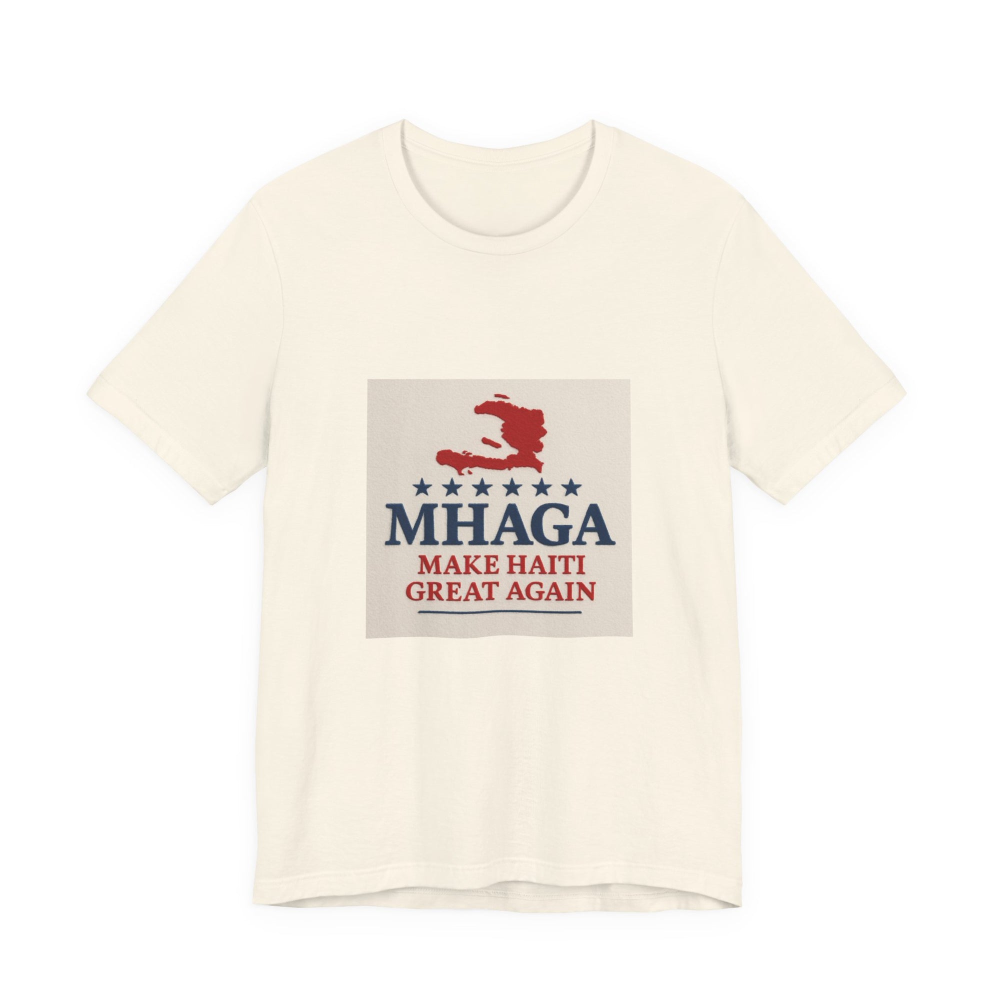 Unisex Jersey Short Sleeve Tee – MHAGA Make Haiti Great Again Shirt, Casual Wear, Gift for Activists, Festival Apparel, Travel Tee
