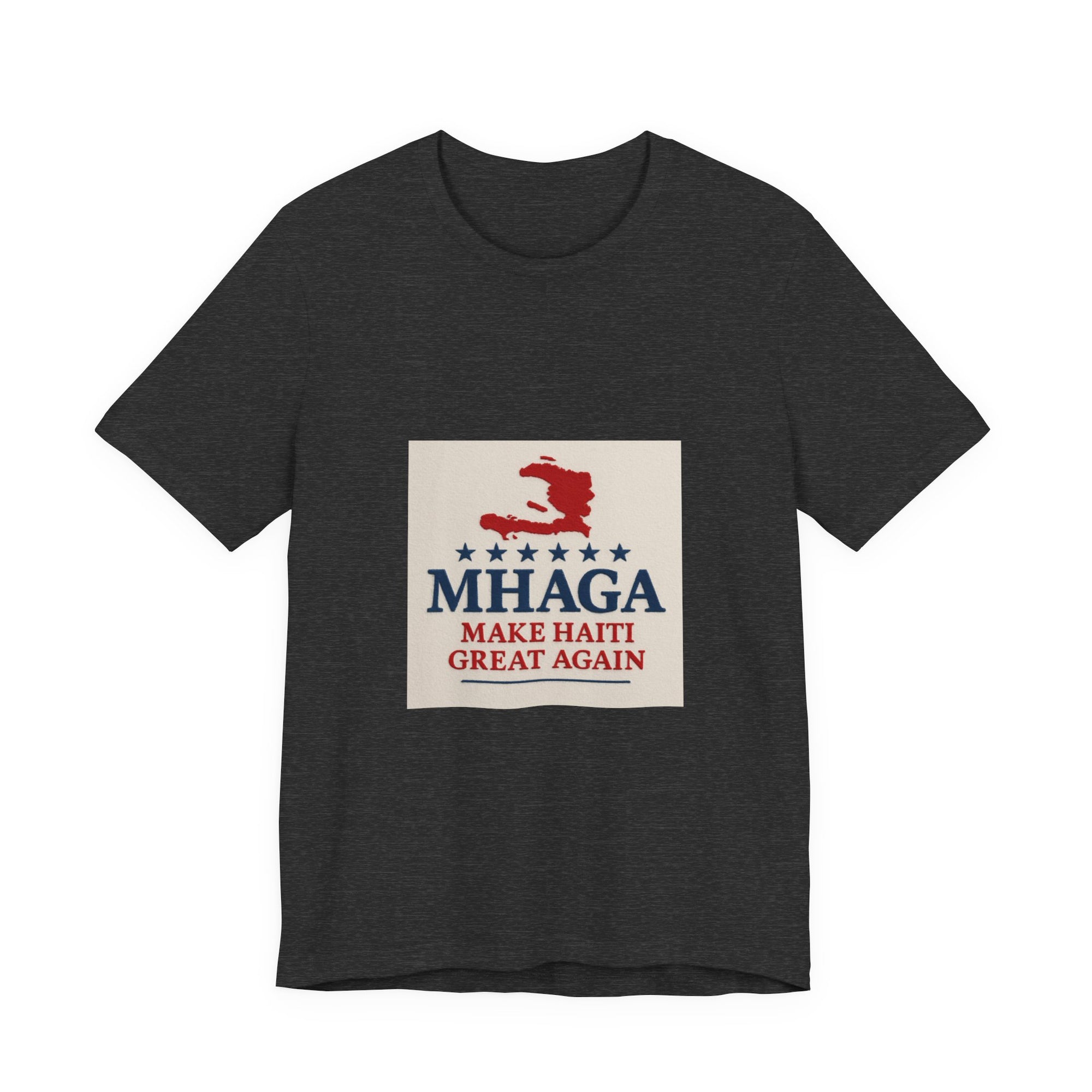 Patriotic Short Sleeve Tee, Unisex Jersey T-Shirt for Summer Celebrations, Haiti Pride, Casual Wear, Gift Idea for Holidays