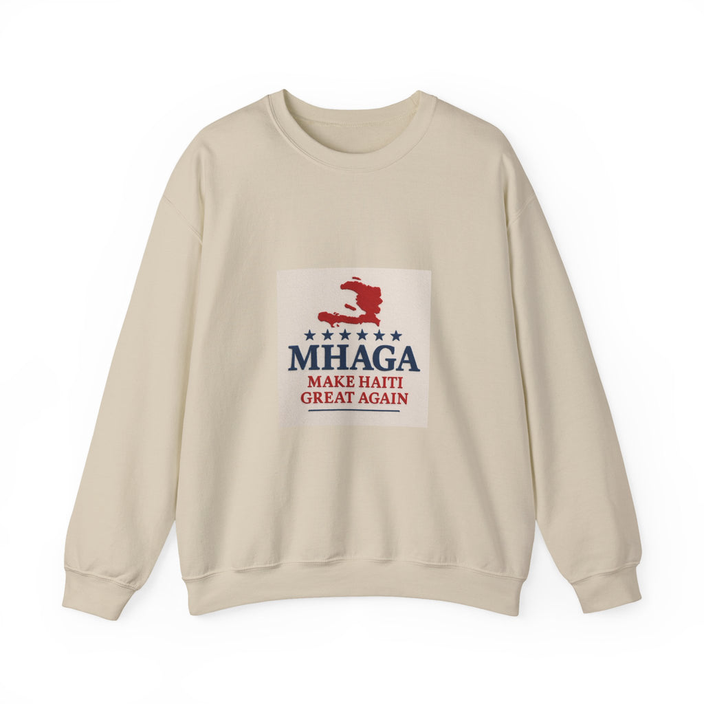 Haitian Pride Crewneck Sweatshirt, Cozy Unisex Pullover, Heritage Apparel, Perfect Gift, Casual Wear for All