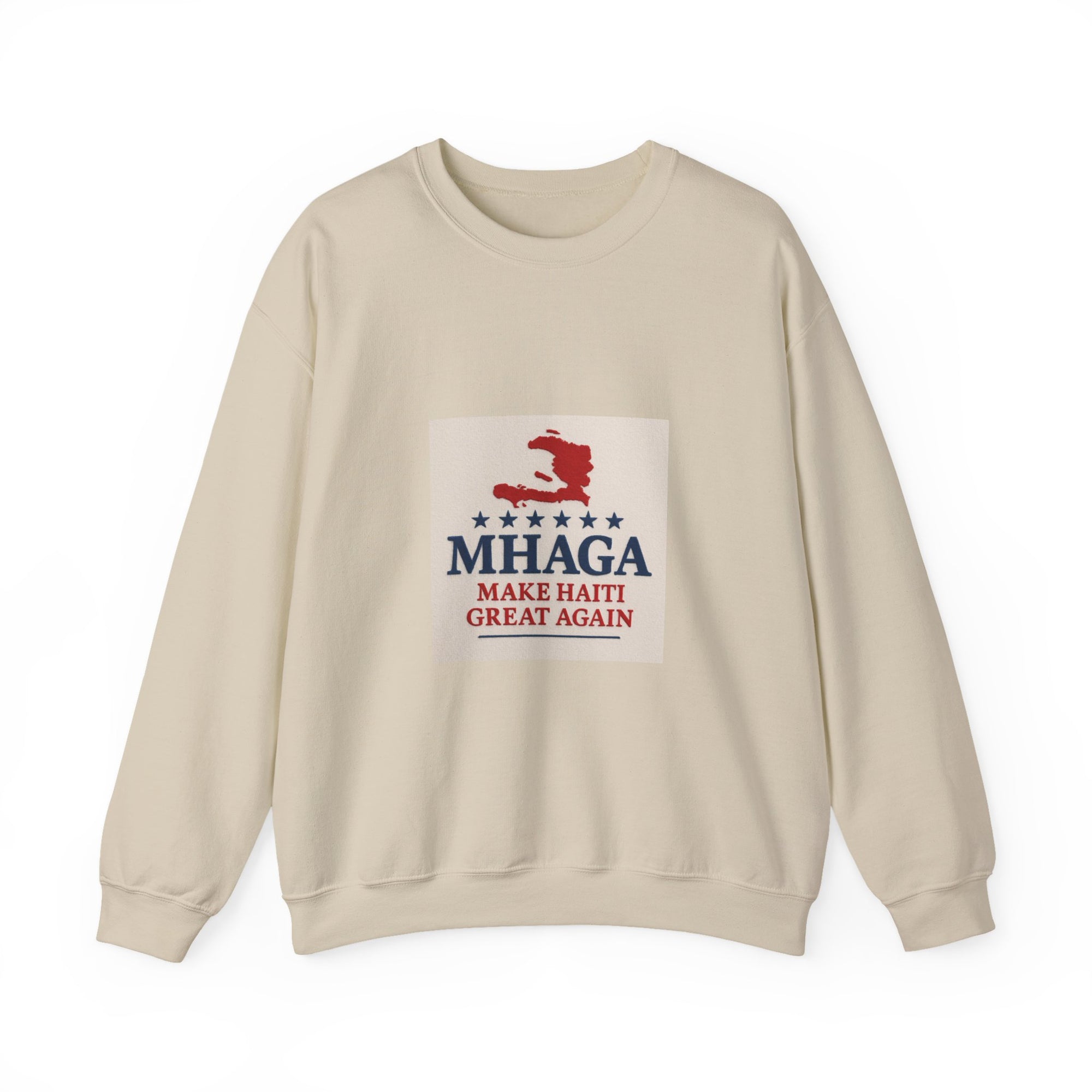 Haitian Pride Crewneck Sweatshirt, Cozy Unisex Pullover, Heritage Apparel, Perfect Gift, Casual Wear for All