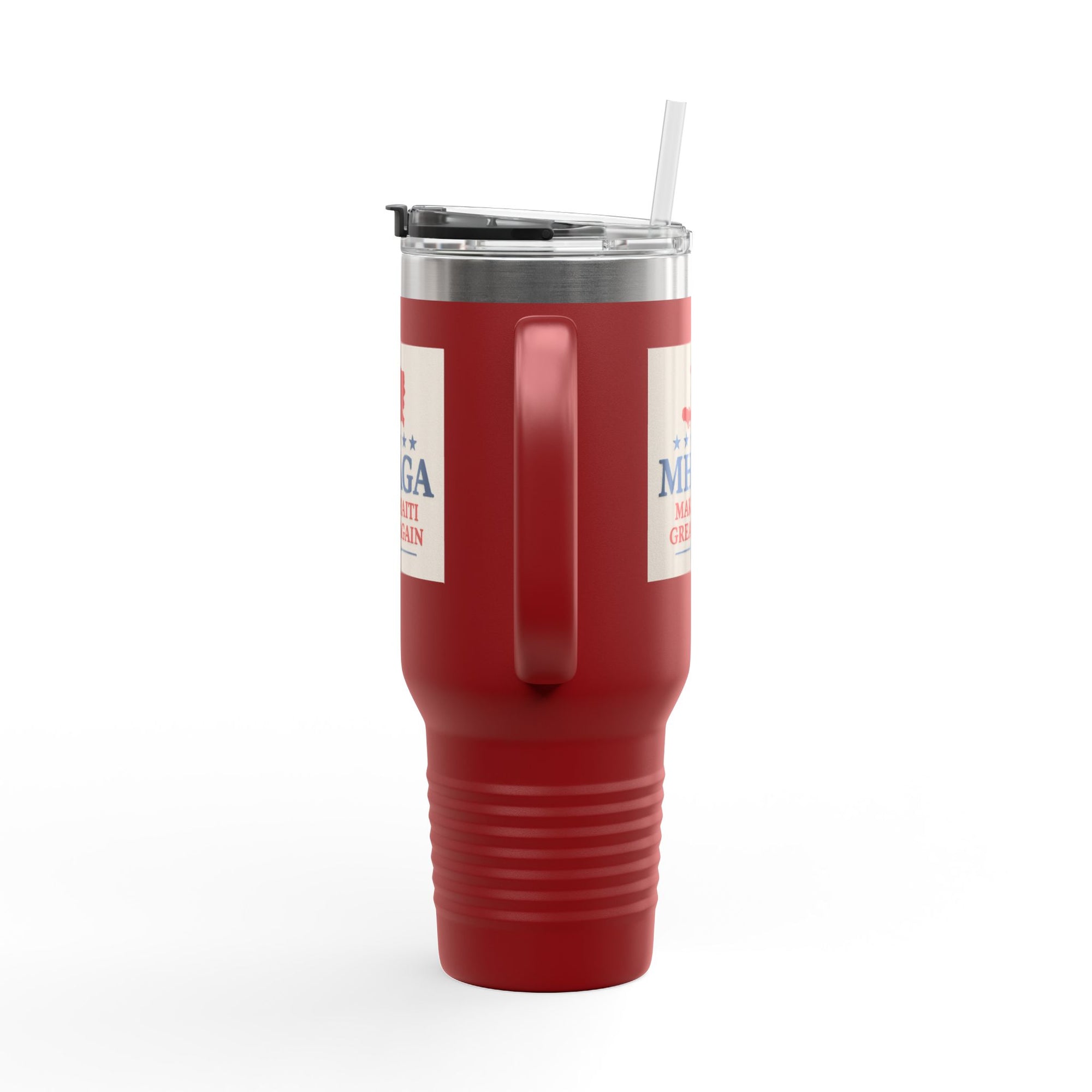 Insulated Travel Mug - MHAGA: Make Haiti Great Again, Perfect for Coffee Lovers, Road Trips, Gifts, 40oz Outdoor Adventure