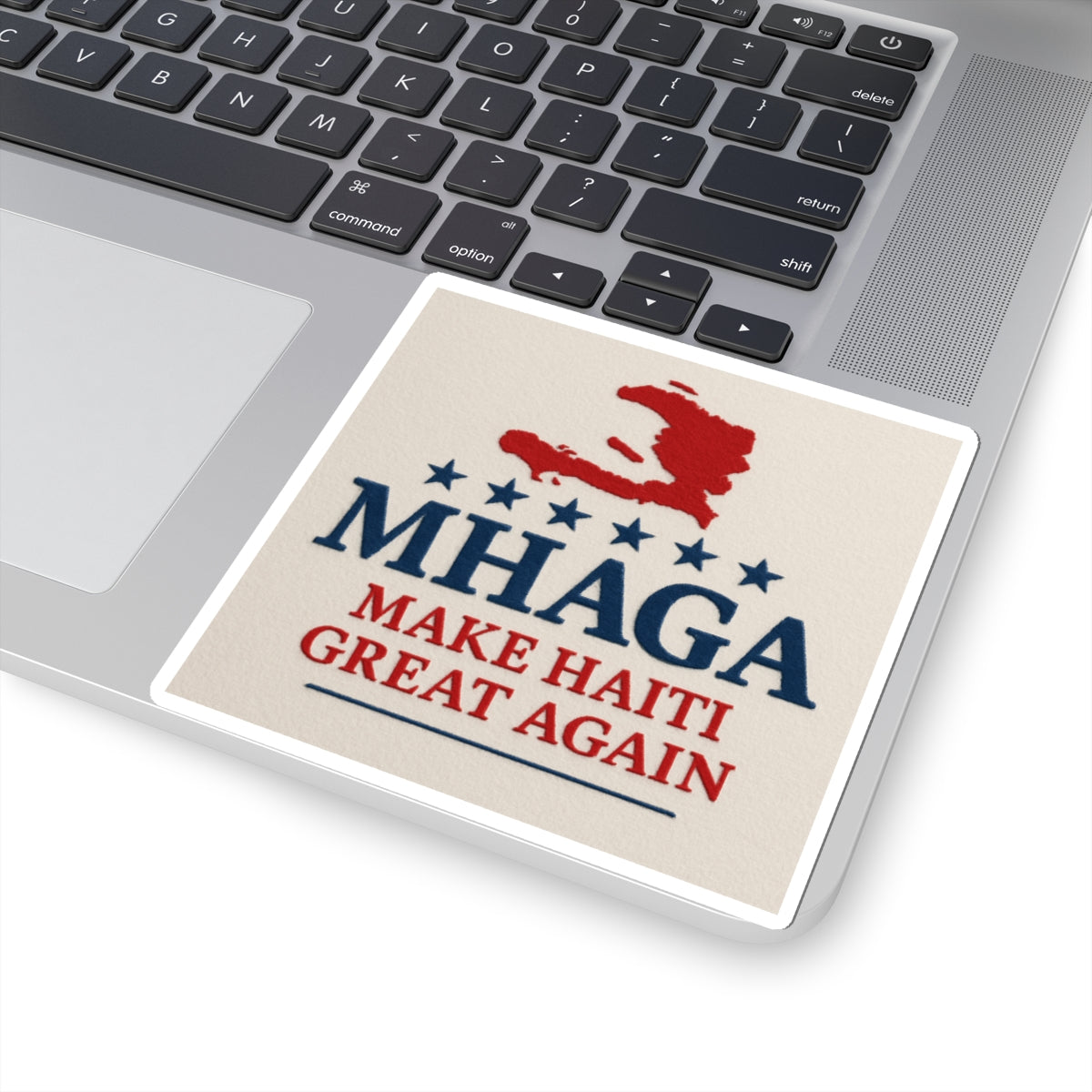 Kiss-Cut Stickers - MHAGA Make Haiti Great Again, Vinyl Decal, Laptop Stickers, Haitian Pride, Gift for Activists, Travel Mementos