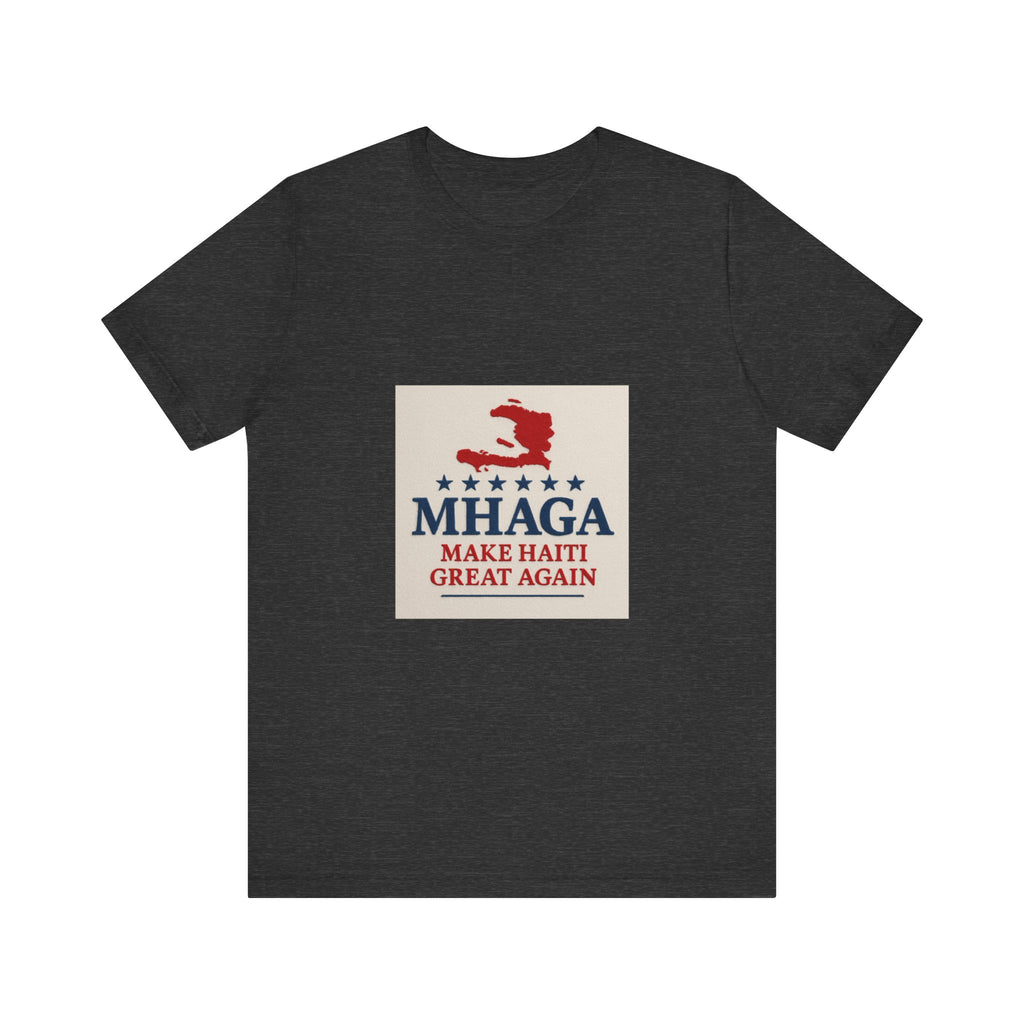 Patriotic Short Sleeve Tee, Unisex Jersey T-Shirt for Summer Celebrations, Haiti Pride, Casual Wear, Gift Idea for Holidays