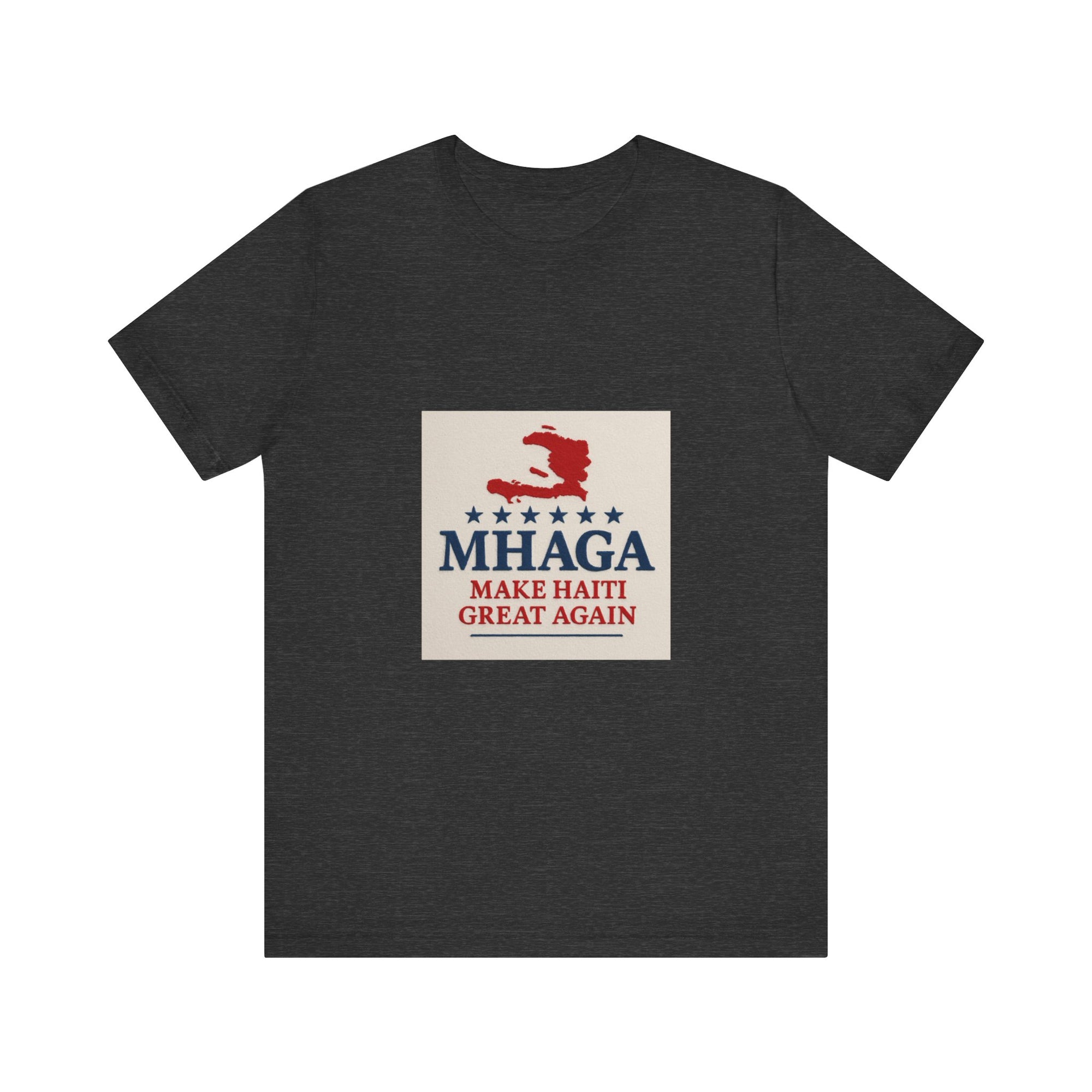 Patriotic Short Sleeve Tee, Unisex Jersey T-Shirt for Summer Celebrations, Haiti Pride, Casual Wear, Gift Idea for Holidays