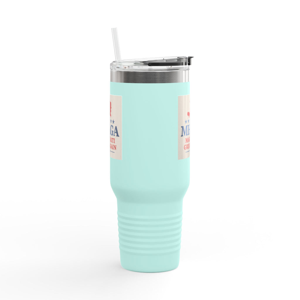 Insulated Travel Mug - MHAGA: Make Haiti Great Again, Perfect for Coffee Lovers, Road Trips, Gifts, 40oz Outdoor Adventure