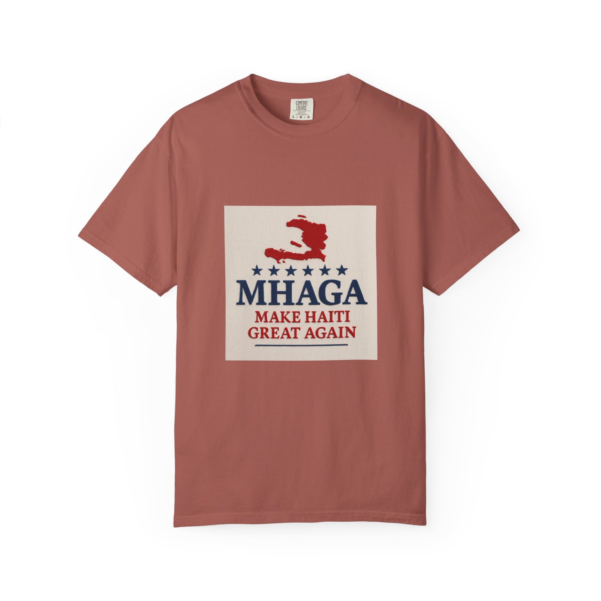 Unisex Garment-Dyed T-shirt: Make Haiti Great Again, Casual Tee, Cultural Pride Shirt, Gift for Activists, Haiti Heritage Apparel