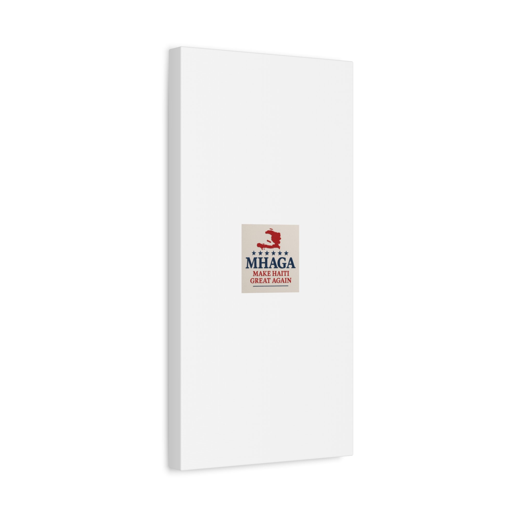 Matte Canvas Wall Art - MHAGA Make Haiti Great Again, Political Decor, Haitian Pride, Home Gallery, Unique Gift Idea