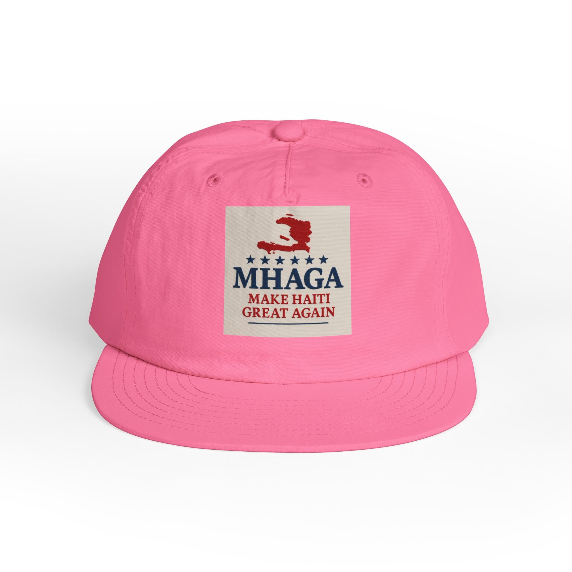 Surf Cap with 'MHAGA - Make Haiti Great Again' Design | Ideal for Beach Days, Casual Outings, Summer Festivals, Travel Adventures, Gift Idea