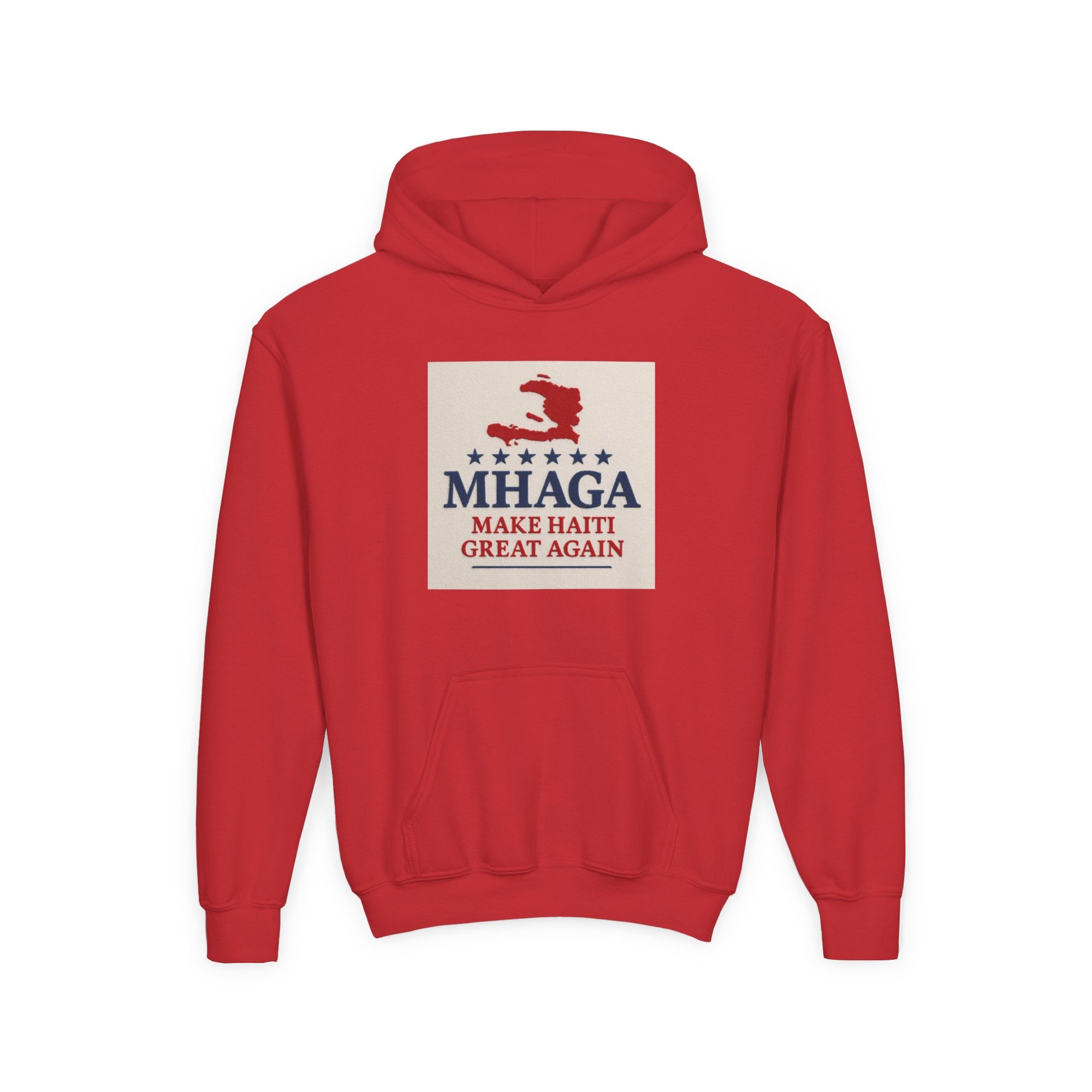 Youth Hooded Sweatshirt with 'Make Haiti Great Again' Design - Cozy, Trendy Hoodie for Youth, Perfect Gift for Holidays, Casual Wear, [...]