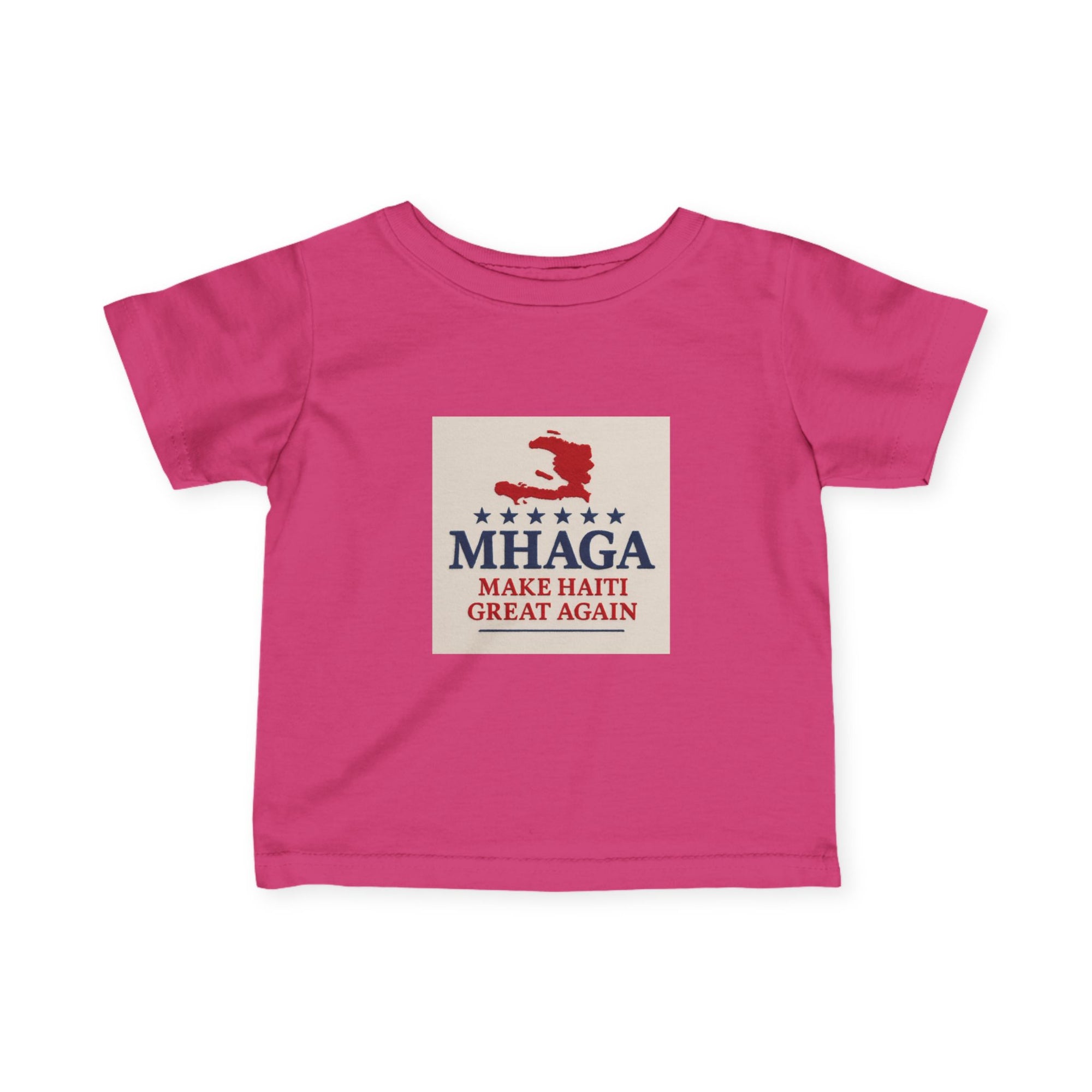 Infant Fine Jersey Tee with 'MHAGA' Design - Cute Baby T-Shirt, Toddler Apparel, Baby Shower Gift, Toddler Outfit, Gift for New Parents