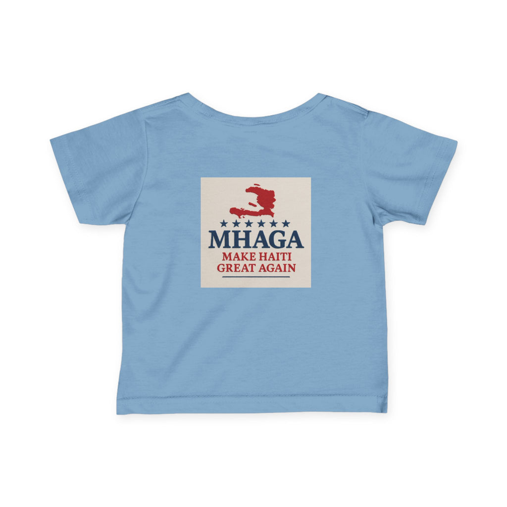 Infant Fine Jersey Tee with 'MHAGA' Design - Cute Baby T-Shirt, Toddler Apparel, Baby Shower Gift, Toddler Outfit, Gift for New Parents