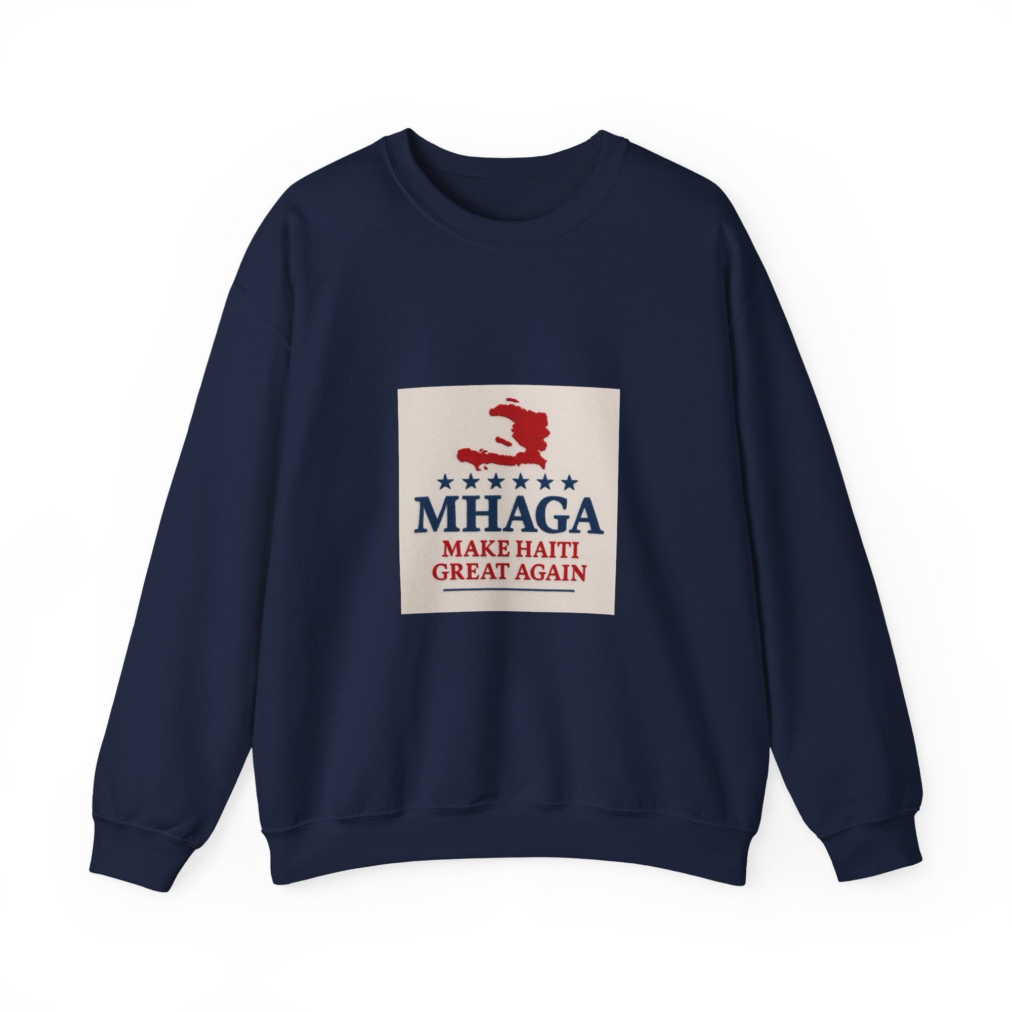 Haitian Pride Crewneck Sweatshirt, Cozy Unisex Pullover, Heritage Apparel, Perfect Gift, Casual Wear for All