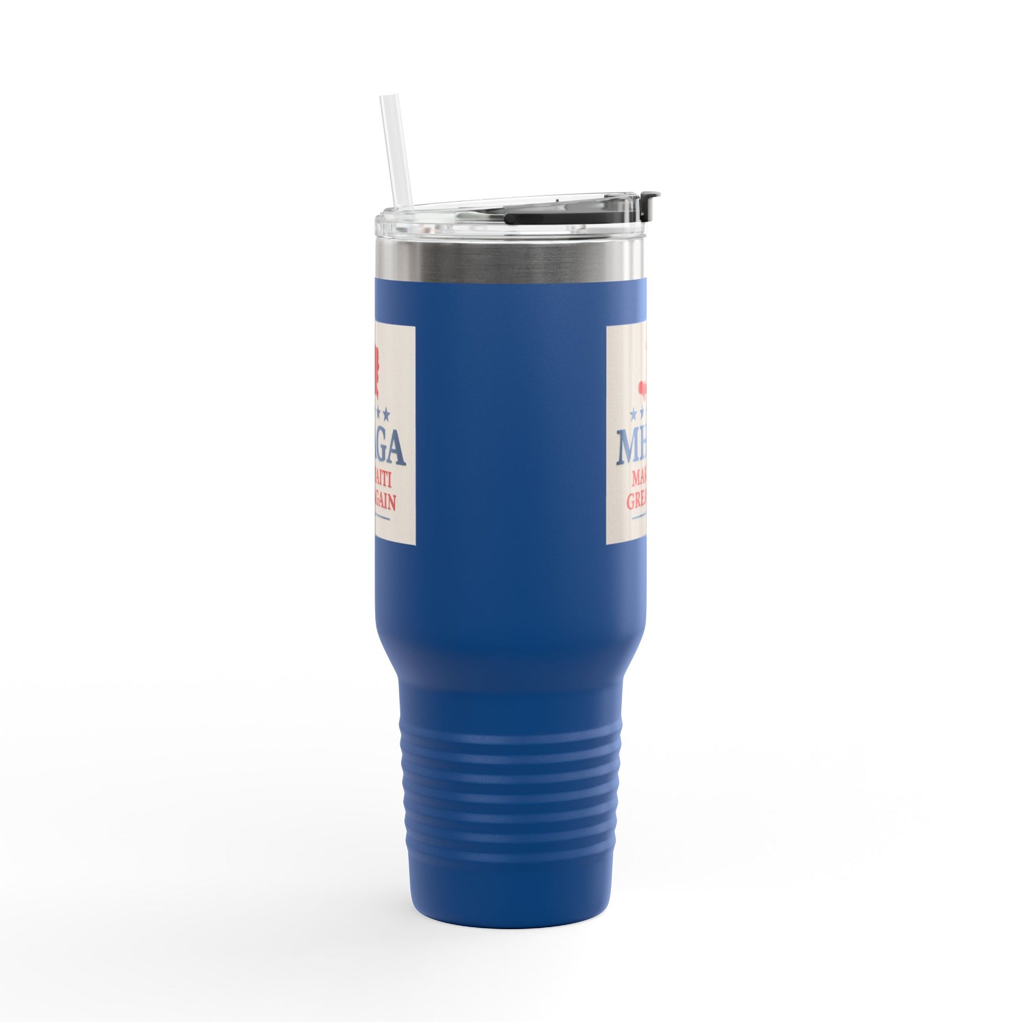 Insulated Travel Mug - MHAGA: Make Haiti Great Again, Perfect for Coffee Lovers, Road Trips, Gifts, 40oz Outdoor Adventure