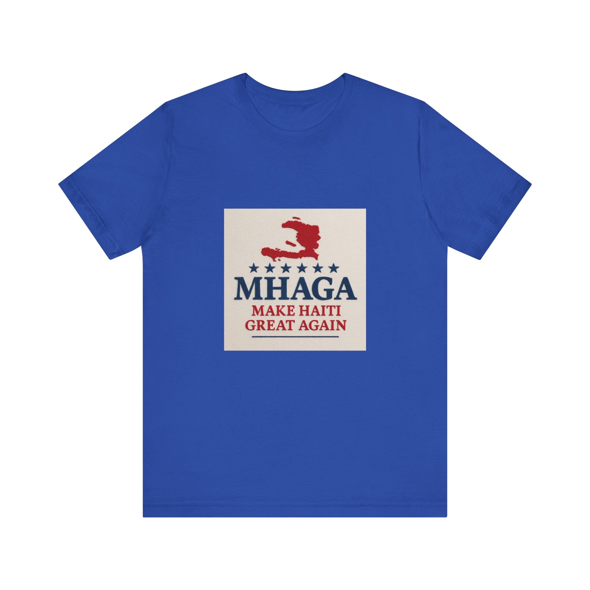 Unisex Jersey Short Sleeve Tee – MHAGA Make Haiti Great Again Shirt, Casual Wear, Gift for Activists, Festival Apparel, Travel Tee