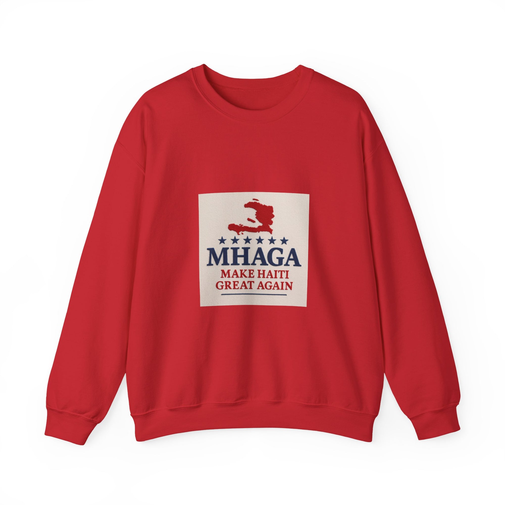 Haitian Pride Crewneck Sweatshirt, Cozy Unisex Pullover, Heritage Apparel, Perfect Gift, Casual Wear for All