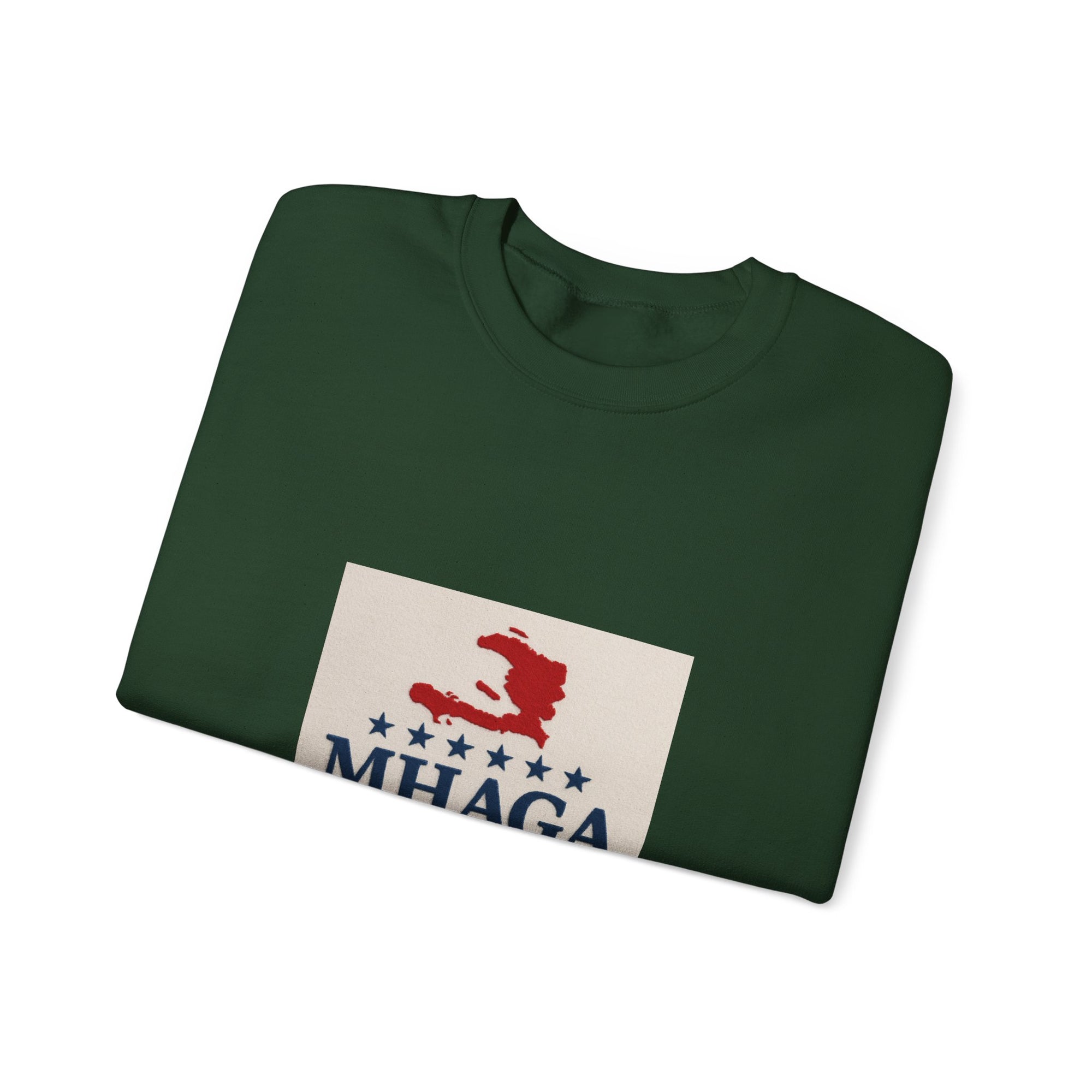 Haitian Pride Crewneck Sweatshirt, Cozy Unisex Pullover, Heritage Apparel, Perfect Gift, Casual Wear for All