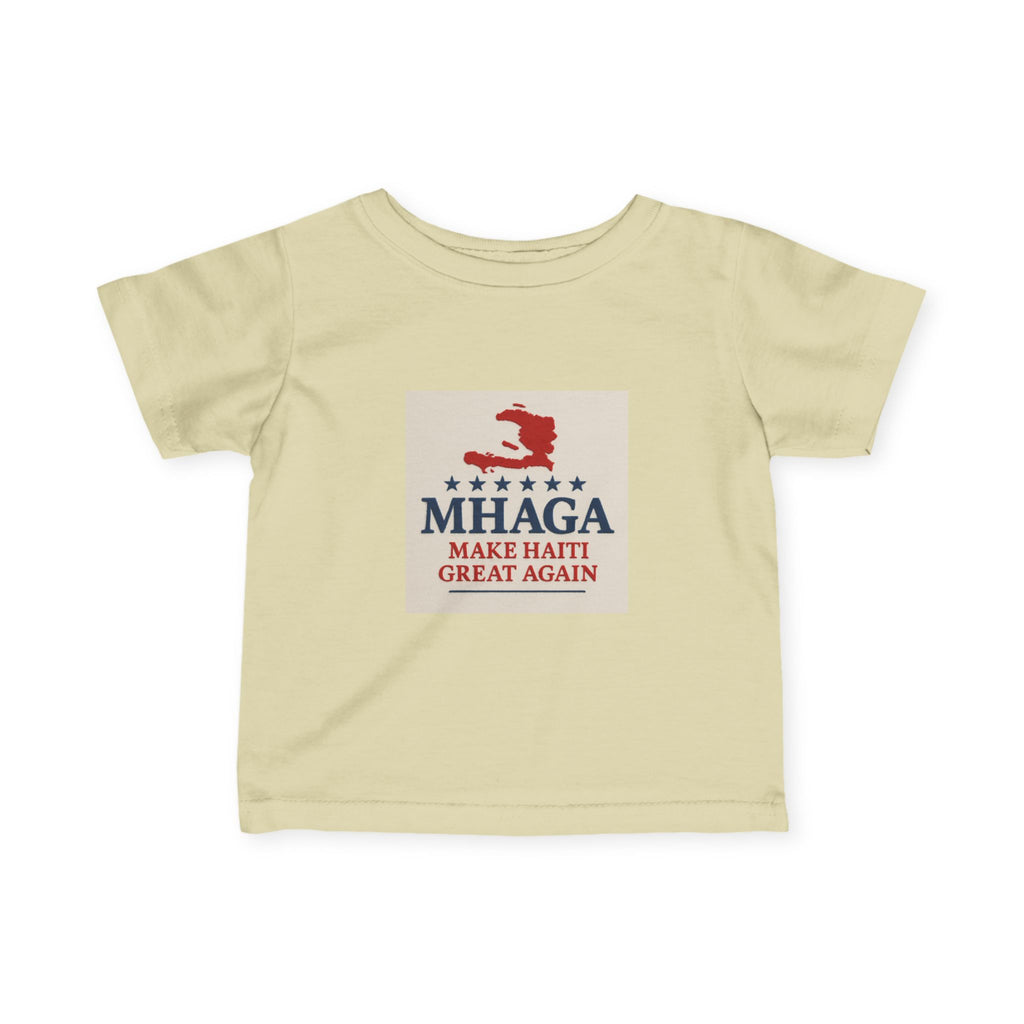 Infant Fine Jersey Tee with 'MHAGA' Design - Cute Baby T-Shirt, Toddler Apparel, Baby Shower Gift, Toddler Outfit, Gift for New Parents