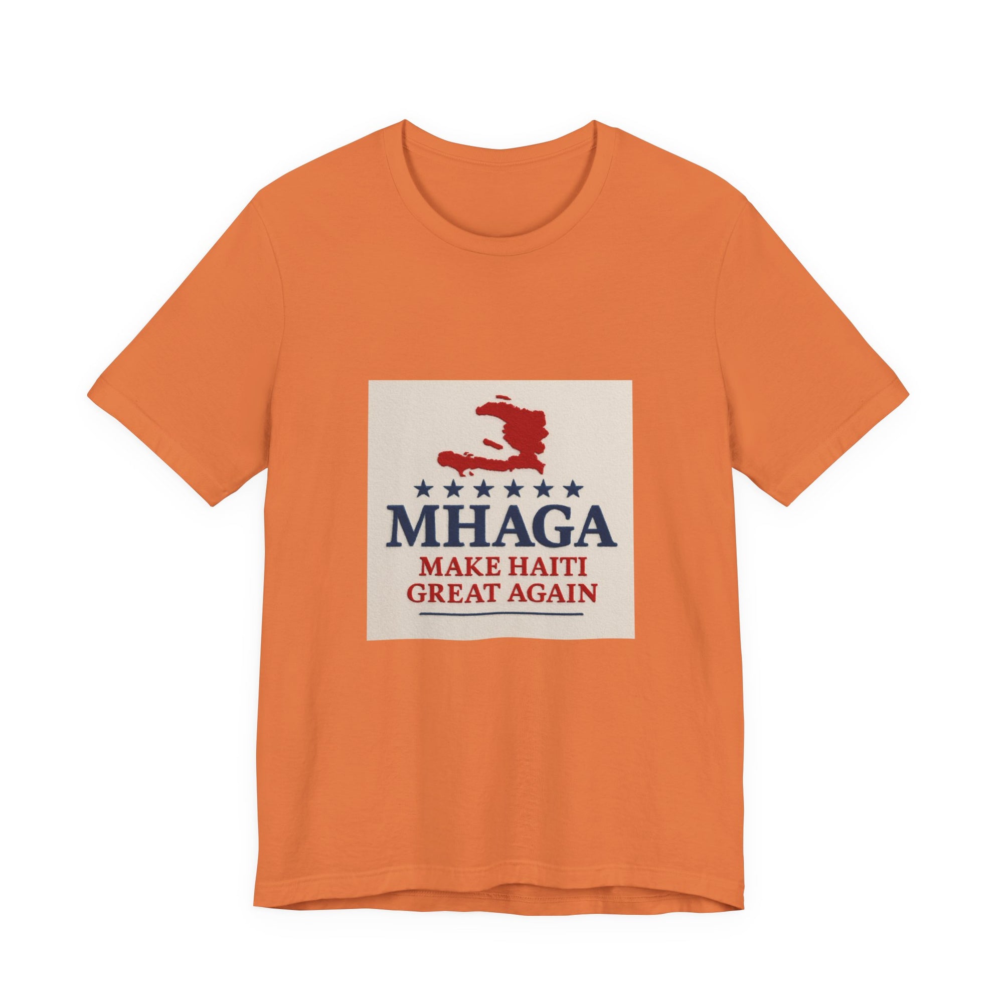 Unisex Jersey Short Sleeve Tee – MHAGA Make Haiti Great Again Shirt, Casual Wear, Gift for Activists, Festival Apparel, Travel Tee