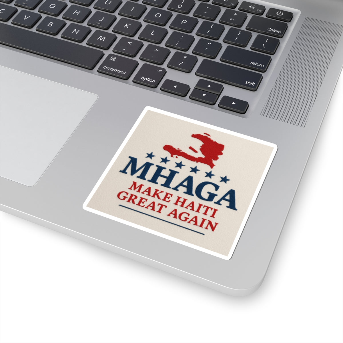 Kiss-Cut Stickers - MHAGA Make Haiti Great Again, Vinyl Decal, Laptop Stickers, Haitian Pride, Gift for Activists, Travel Mementos
