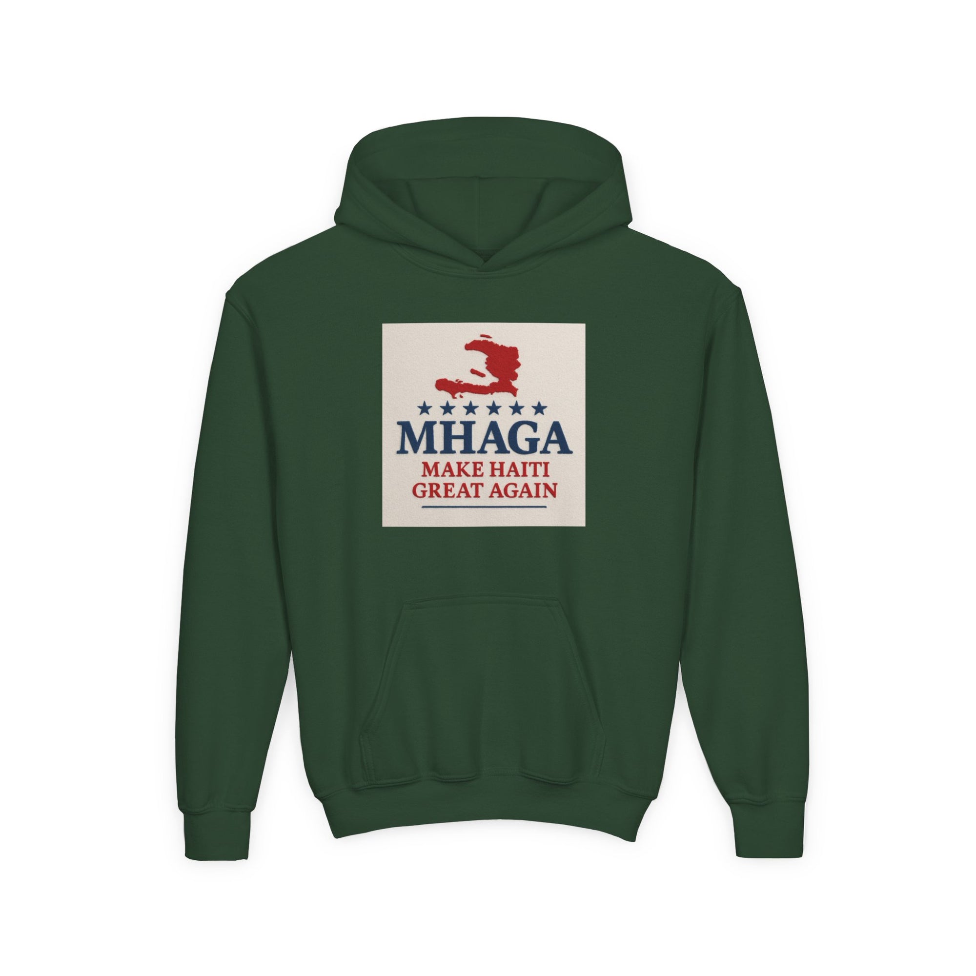 Youth Hooded Sweatshirt with 'Make Haiti Great Again' Design - Cozy, Trendy Hoodie for Youth, Perfect Gift for Holidays, Casual Wear, [...]