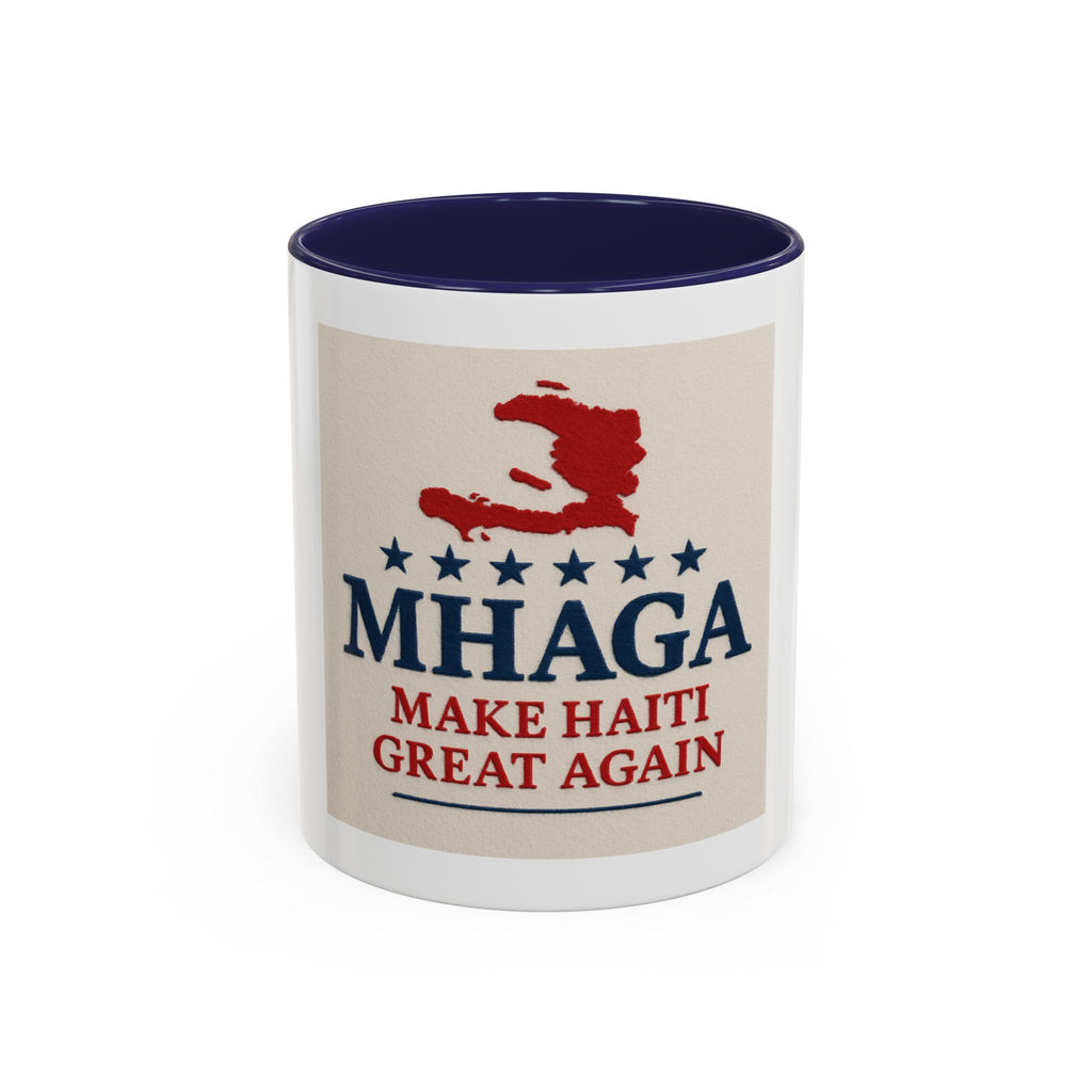 Patriotic Coffee Mug - MHAGA (Make Haiti Great Again) | Unique Gift for Coffee Lovers, Haitian Pride, Political Humor