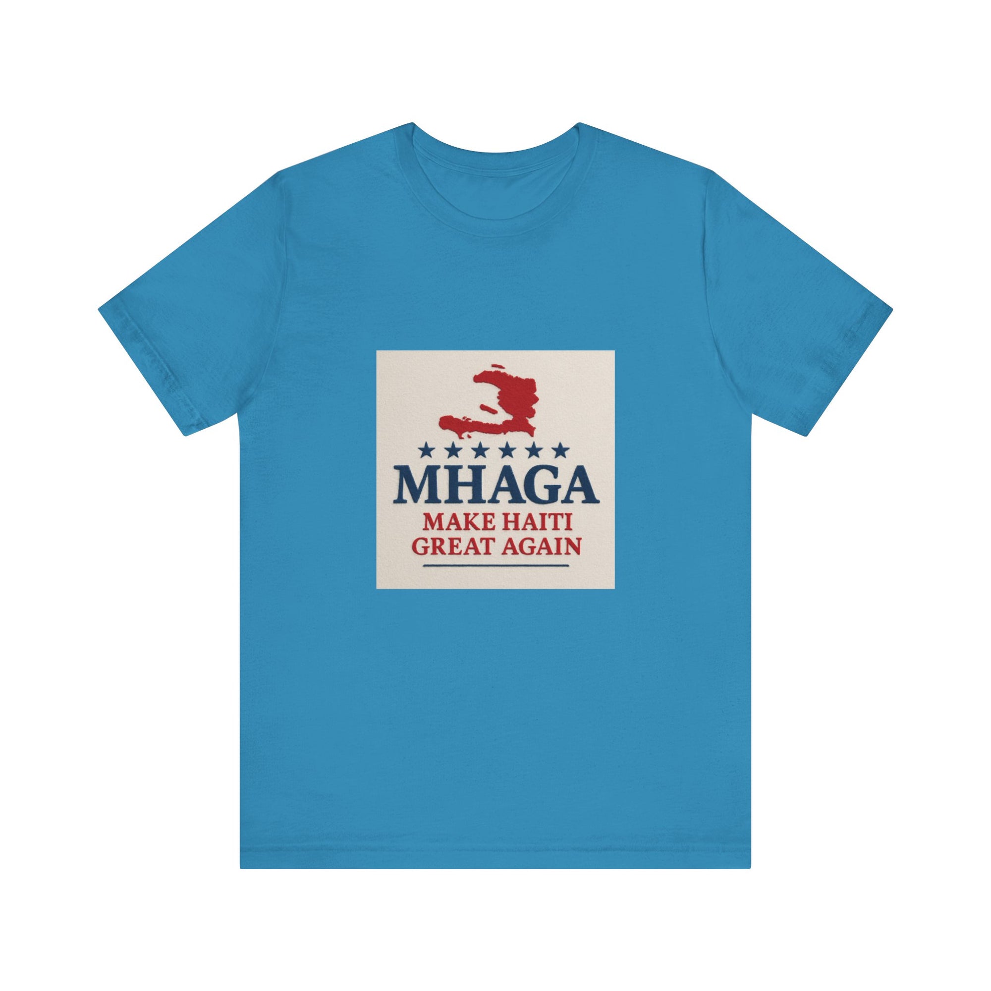 Unisex Jersey Short Sleeve Tee – MHAGA Make Haiti Great Again Shirt, Casual Wear, Gift for Activists, Festival Apparel, Travel Tee