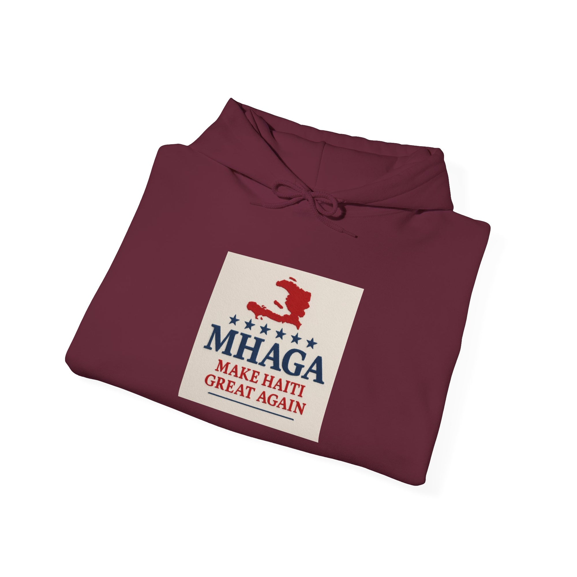 MHAGA Make Haiti Great Again Hoodie, Unisex Sweatshirt, Casual Wear, Gift for Friends, Cultural Pride, Cozy Apparel