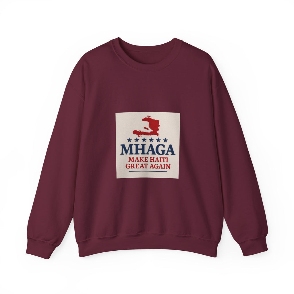 Haitian Pride Crewneck Sweatshirt, Cozy Unisex Pullover, Heritage Apparel, Perfect Gift, Casual Wear for All