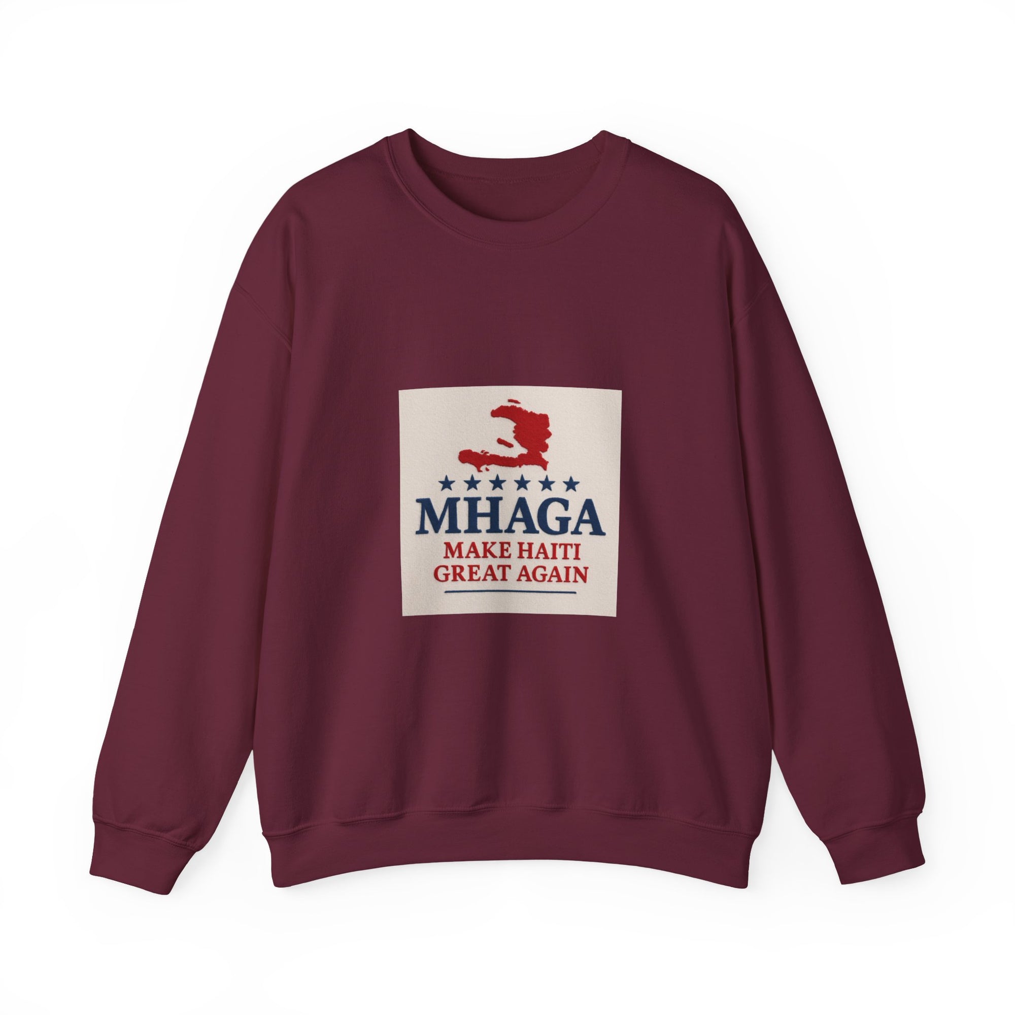 Haitian Pride Crewneck Sweatshirt, Cozy Unisex Pullover, Heritage Apparel, Perfect Gift, Casual Wear for All