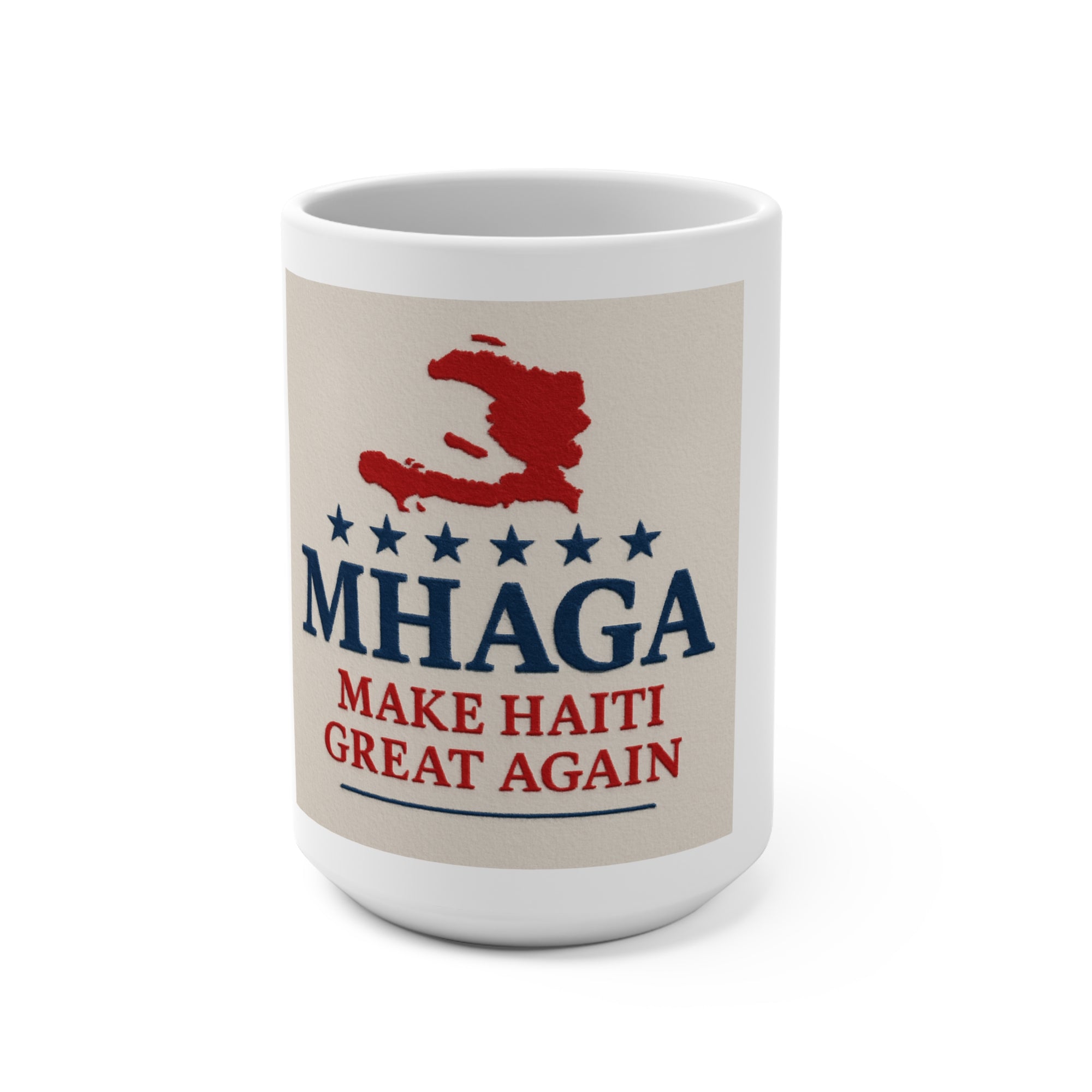 Haiti Pride Mug, 15 oz Coffee Cup, Make Haiti Great Again Gift, Haitian Heritage, Politics Mug, Haitian Culture, Gifts for Activists