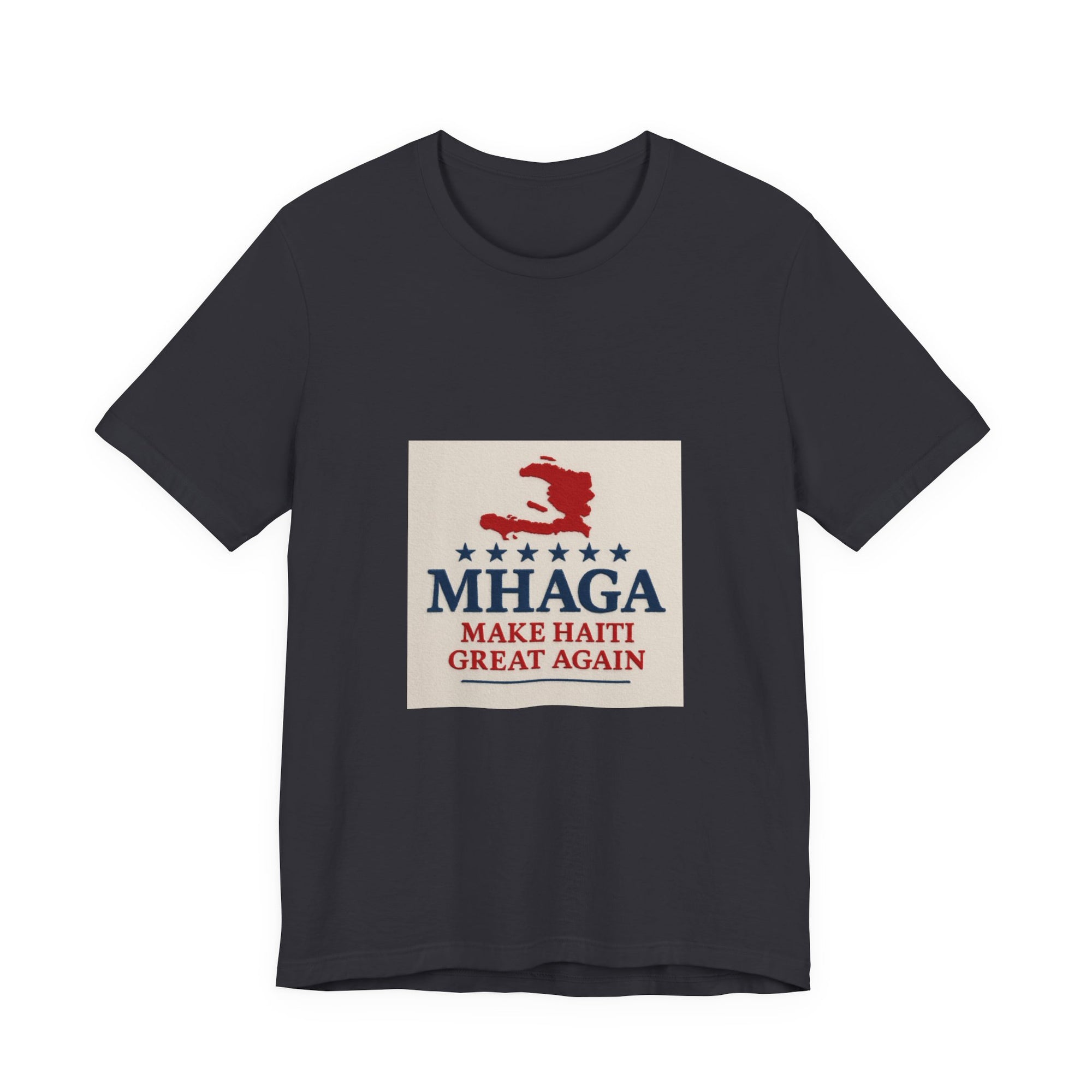 Patriotic Short Sleeve Tee, Unisex Jersey T-Shirt for Summer Celebrations, Haiti Pride, Casual Wear, Gift Idea for Holidays