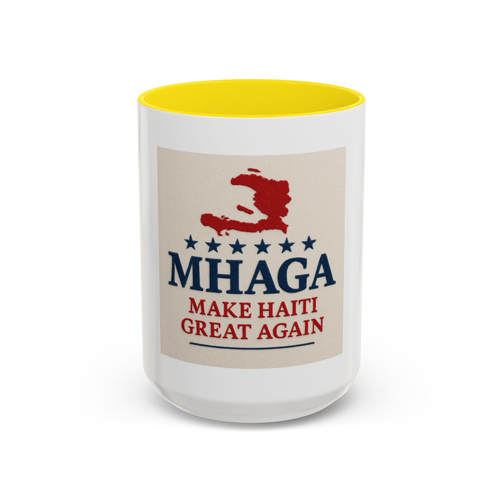 Patriotic Coffee Mug - MHAGA (Make Haiti Great Again) | Unique Gift for Coffee Lovers, Haitian Pride, Political Humor