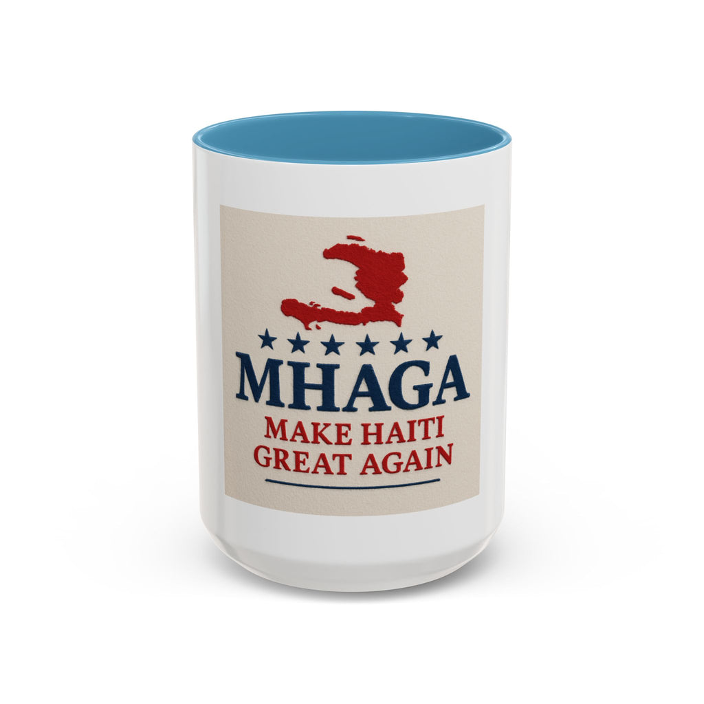 Patriotic Coffee Mug - MHAGA (Make Haiti Great Again) | Unique Gift for Coffee Lovers, Haitian Pride, Political Humor