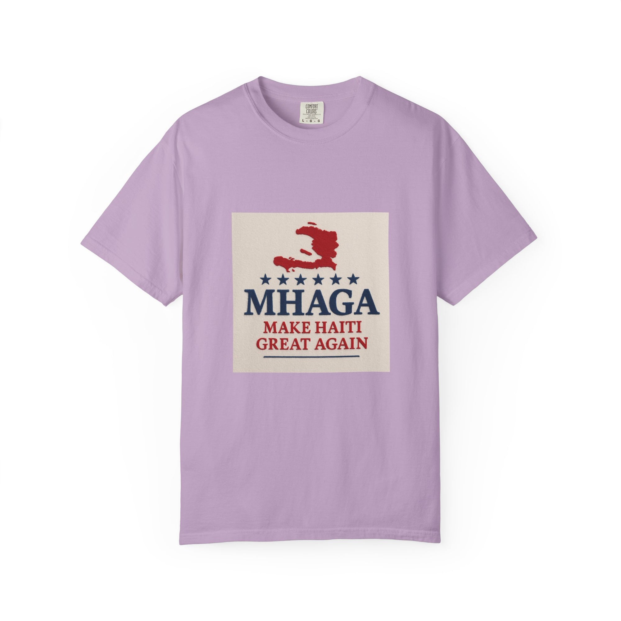 Unisex Garment-Dyed T-shirt: Make Haiti Great Again, Casual Tee, Cultural Pride Shirt, Gift for Activists, Haiti Heritage Apparel