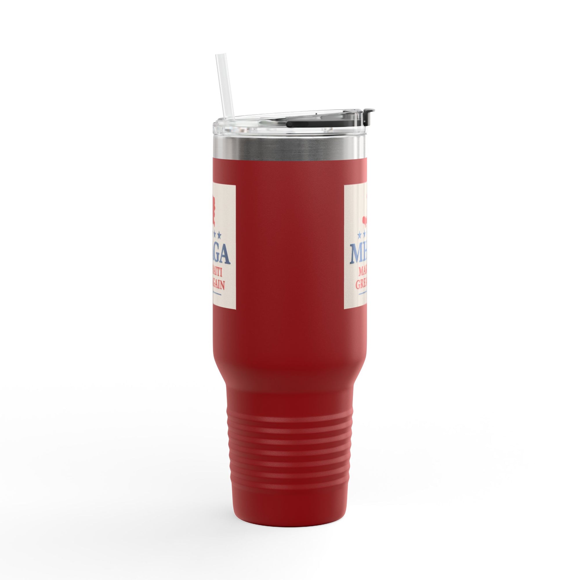 Insulated Travel Mug - MHAGA: Make Haiti Great Again, Perfect for Coffee Lovers, Road Trips, Gifts, 40oz Outdoor Adventure