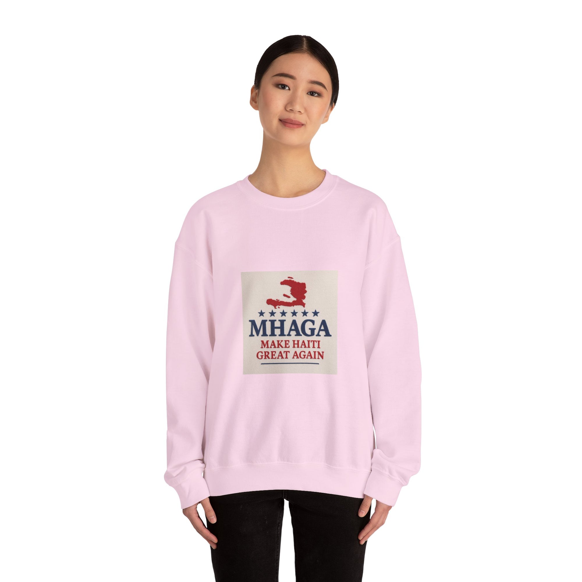 Haitian Pride Crewneck Sweatshirt, Cozy Unisex Pullover, Heritage Apparel, Perfect Gift, Casual Wear for All