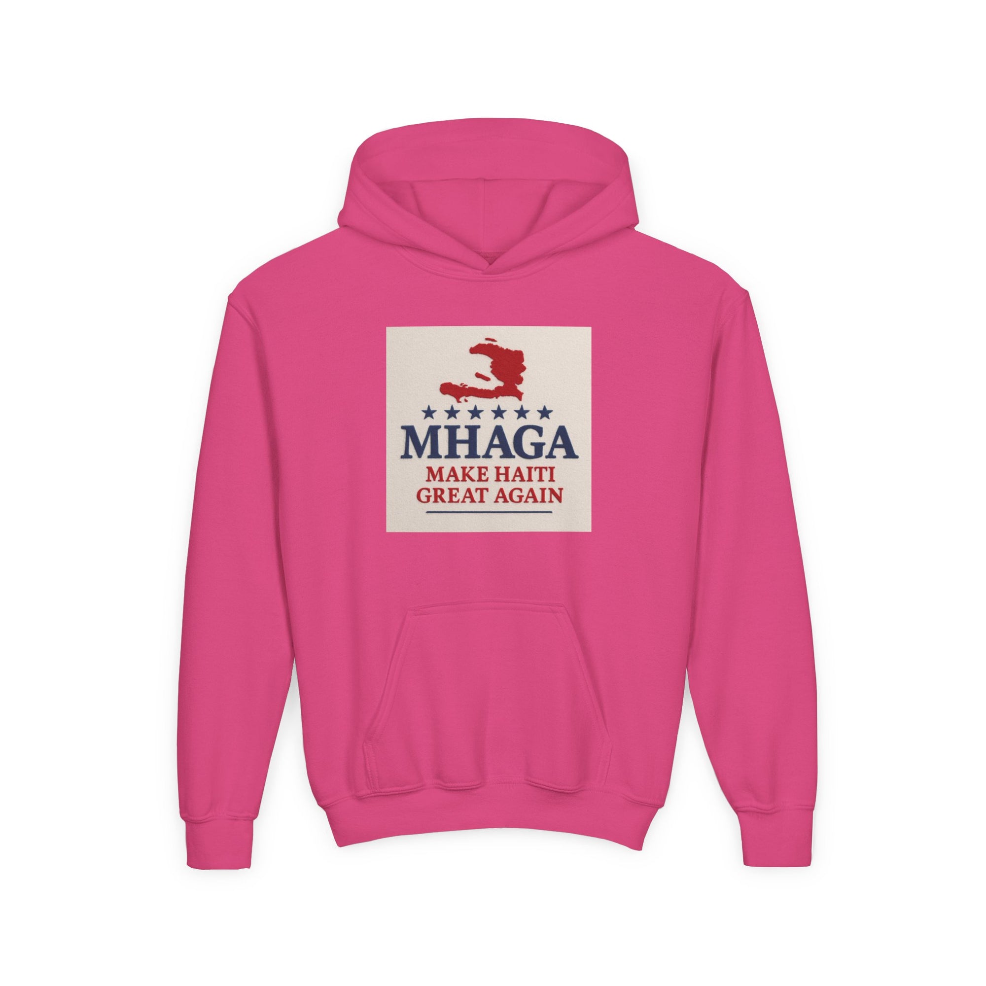 Youth Hooded Sweatshirt with 'Make Haiti Great Again' Design - Cozy, Trendy Hoodie for Youth, Perfect Gift for Holidays, Casual Wear, [...]