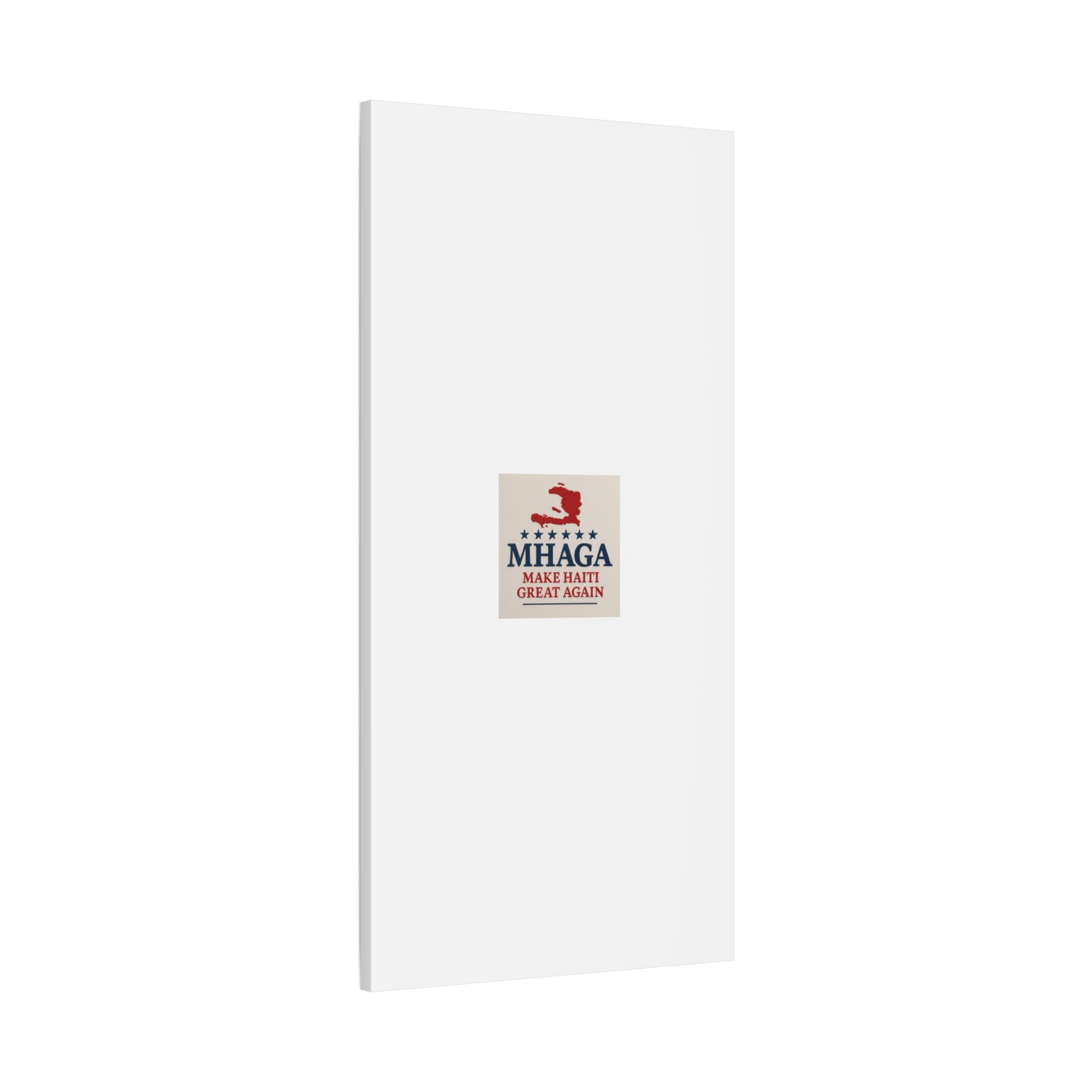 Matte Canvas Wall Art - MHAGA Make Haiti Great Again, Political Decor, Haitian Pride, Home Gallery, Unique Gift Idea